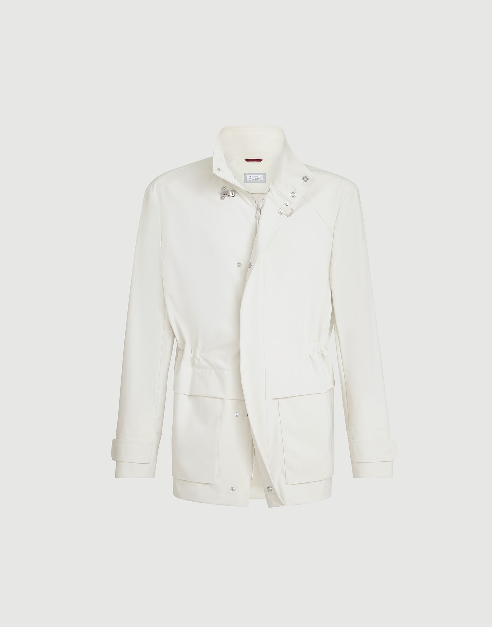Field jacket for Man in Off-White | Brunello Cucinelli