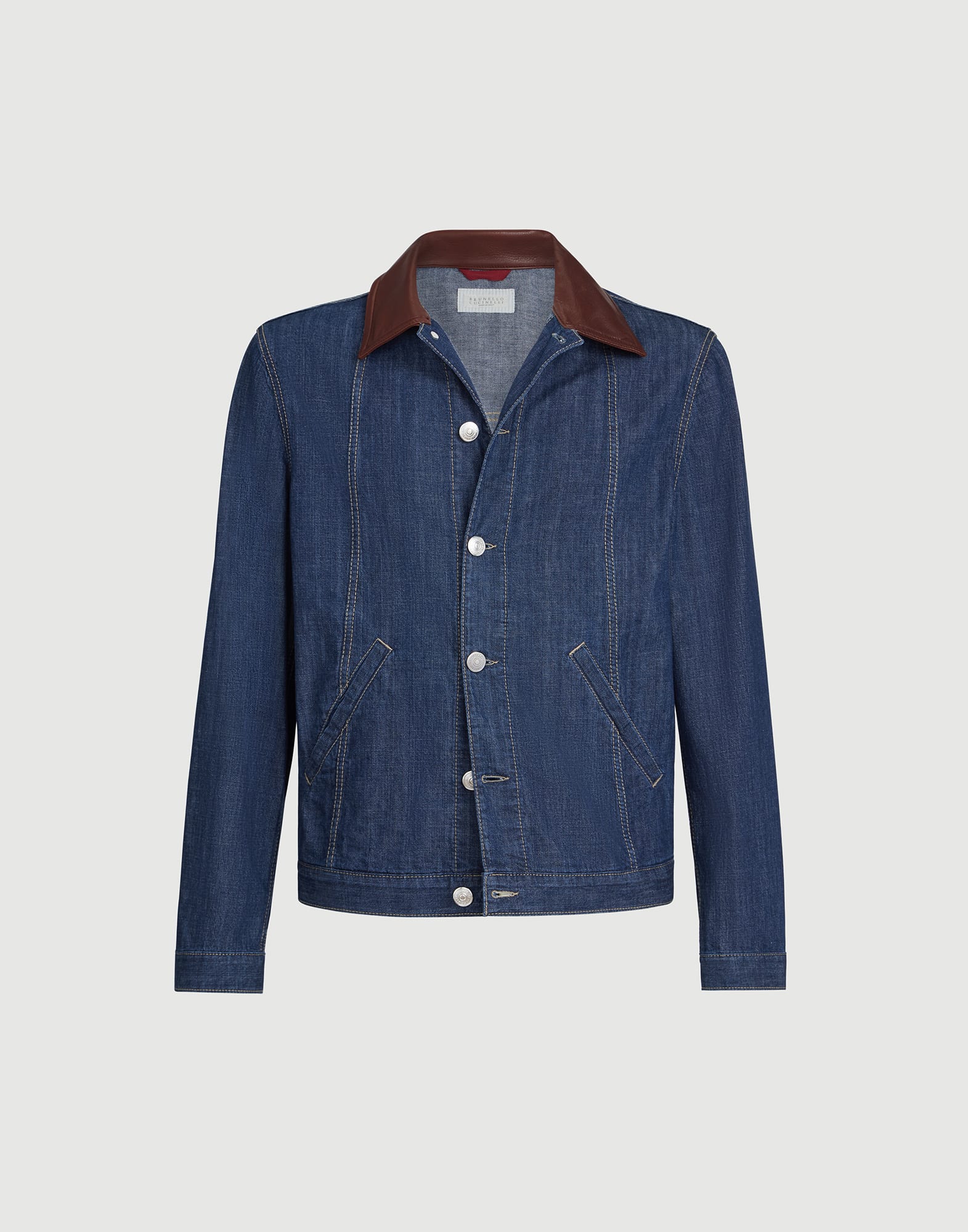 Denim jacket for Man in Denim | Brunello Cucinelli