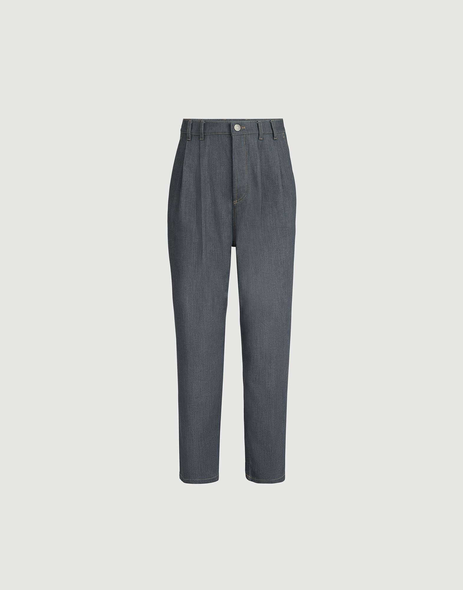 Comfort denim trousers for Man in Medium Grey | Brunello Cucinelli