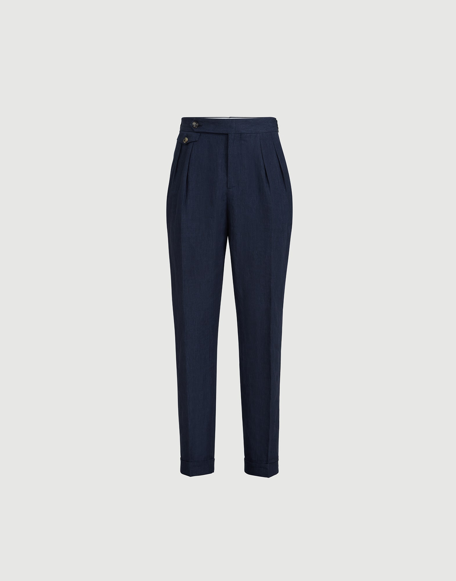 Tailor fit trousers for Man in Blue | Brunello Cucinelli