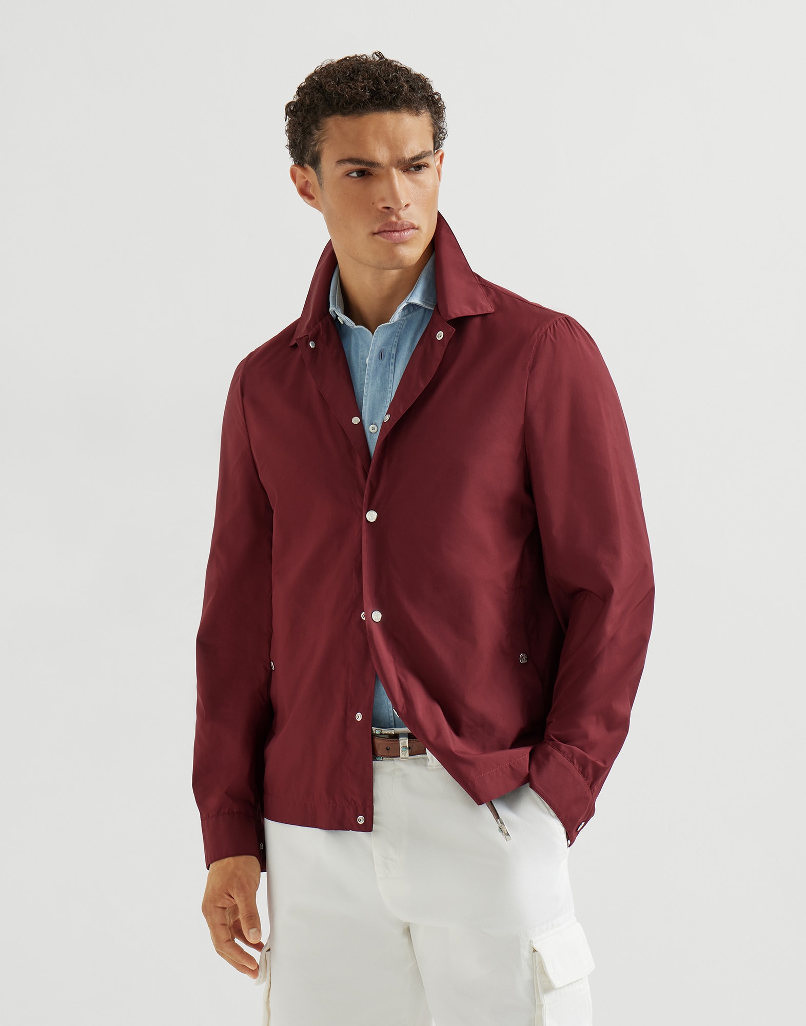 Nylon jacket Cherry Man - Brunello Cucinelli