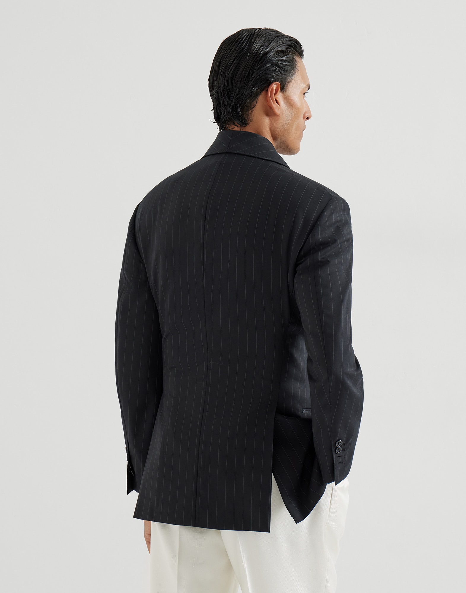 Tuxedo Jacket for Man in Black | Brunello Cucinelli