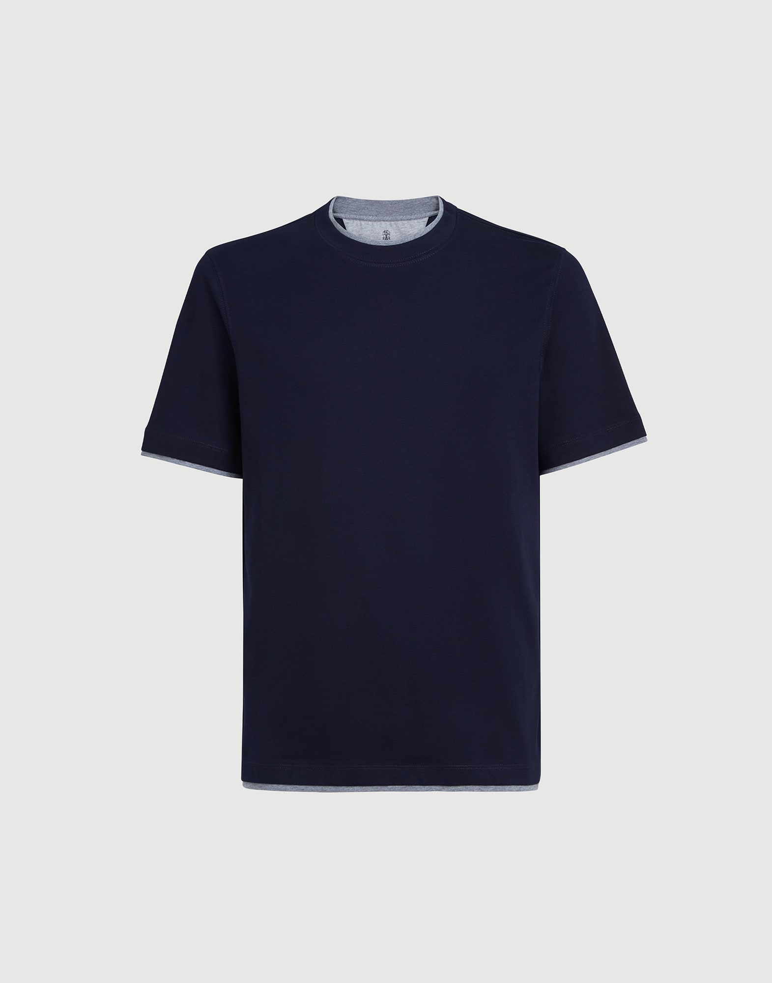 メンズ 向け ストロベリー フェイクレイヤリング Tシャツ | Brunello