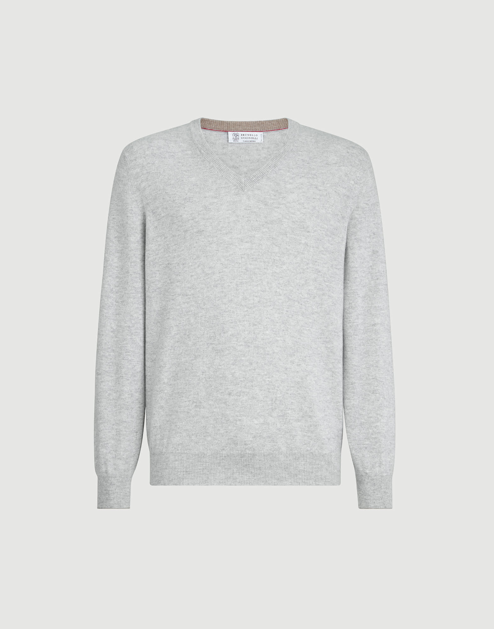 Cashmere sweater for Man in Dark Grey | Brunello Cucinelli