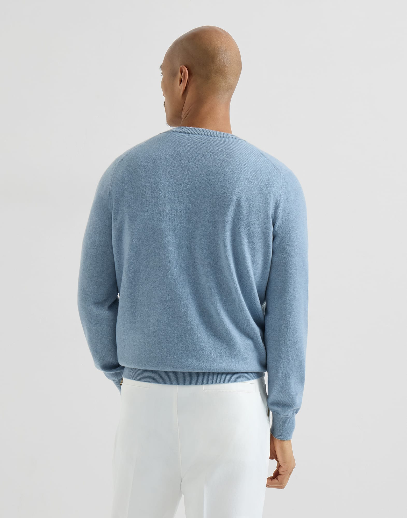 Cashmere sweater for Man in Navy Blue | Brunello Cucinelli