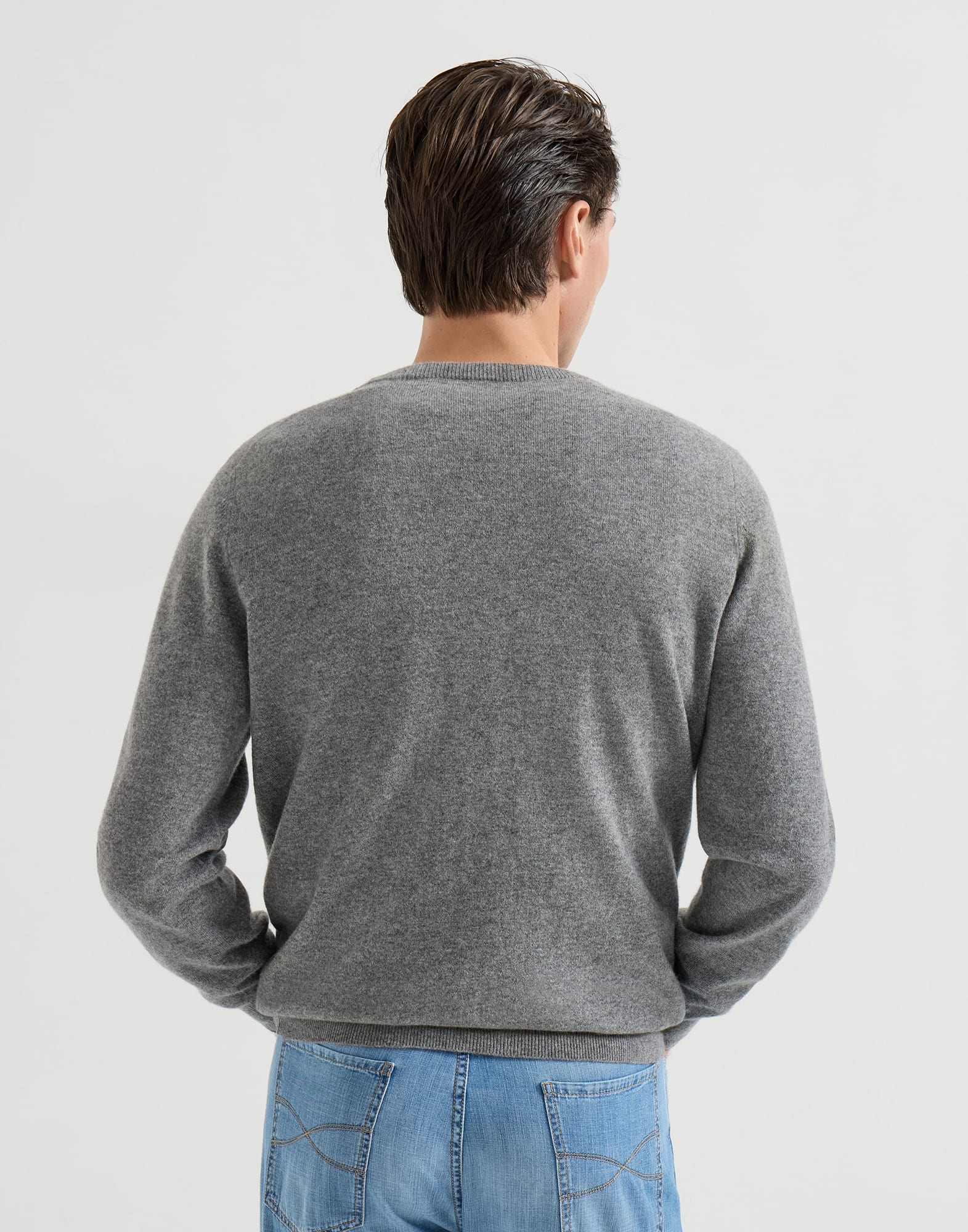 ★ Brunello Cucinelli 長袖カットソー グレー 高級ブランド ☆ Brunello Cucinelli 長袖カットソー グレー 高級ブランド Brunello