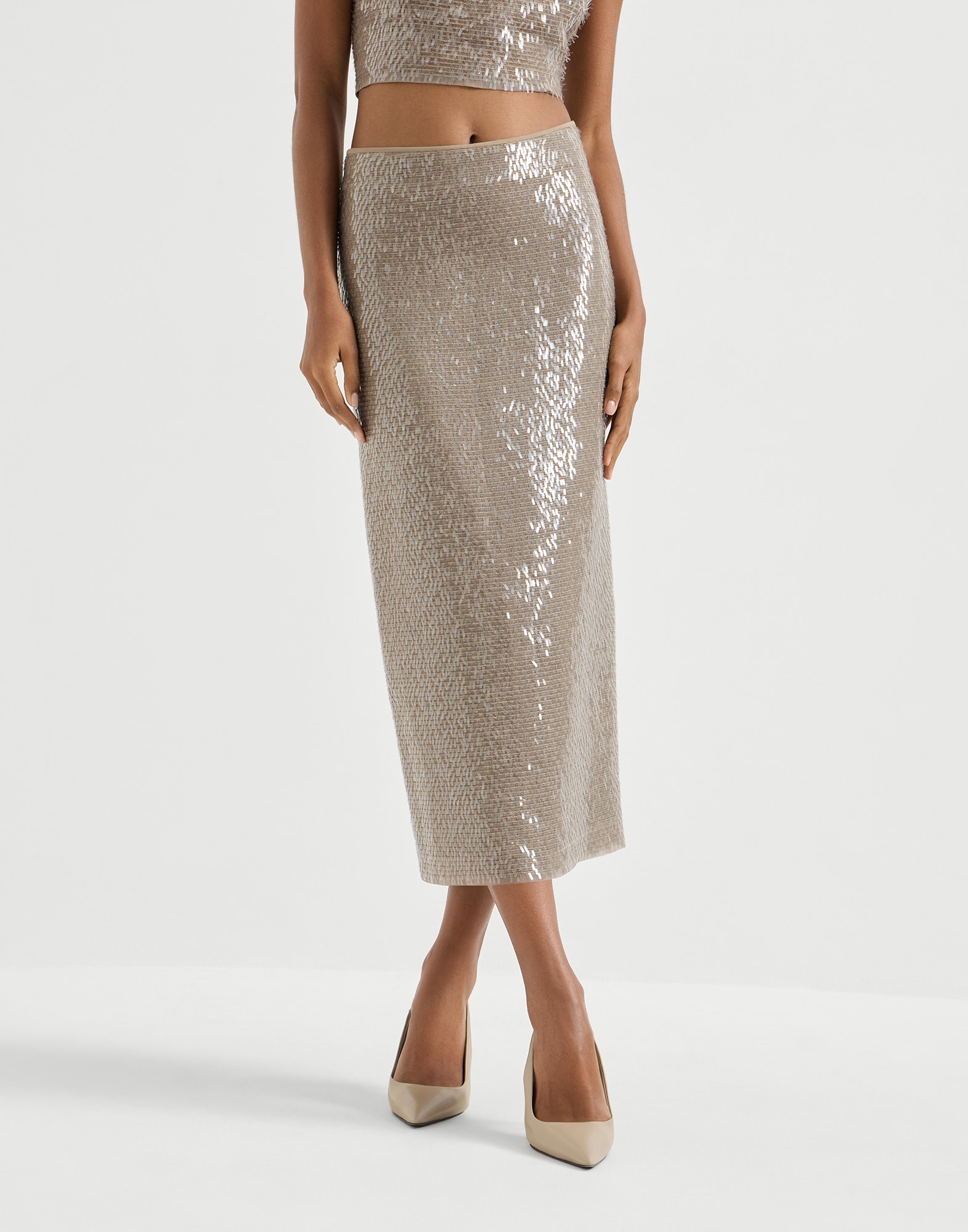 Midi Skirt - Front view - View Full Screen