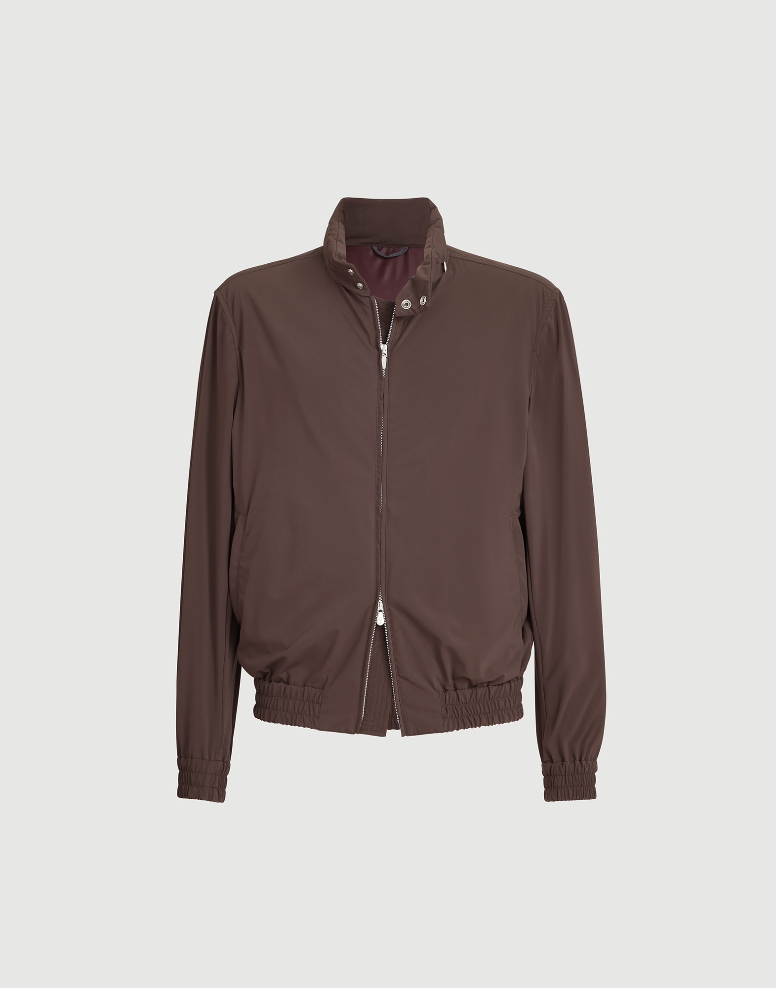 Nylon jacket for Man in Hazelnut | Brunello Cucinelli