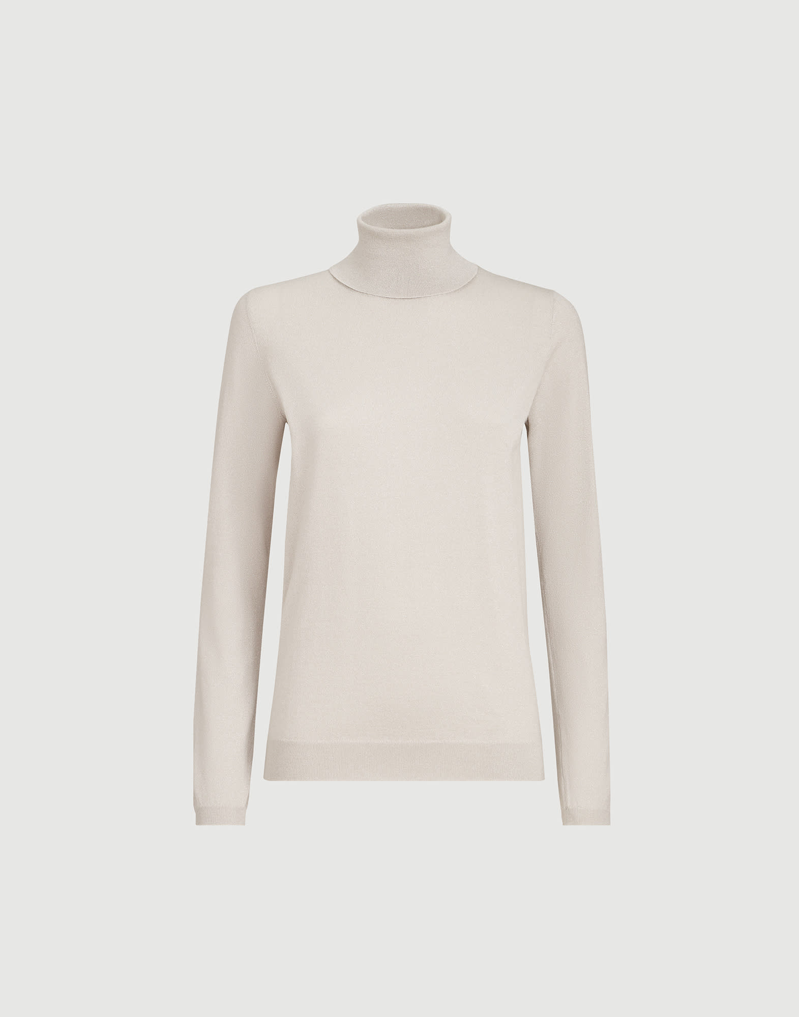 Cashmere and silk Sparkling sweater for Woman in Light Grey