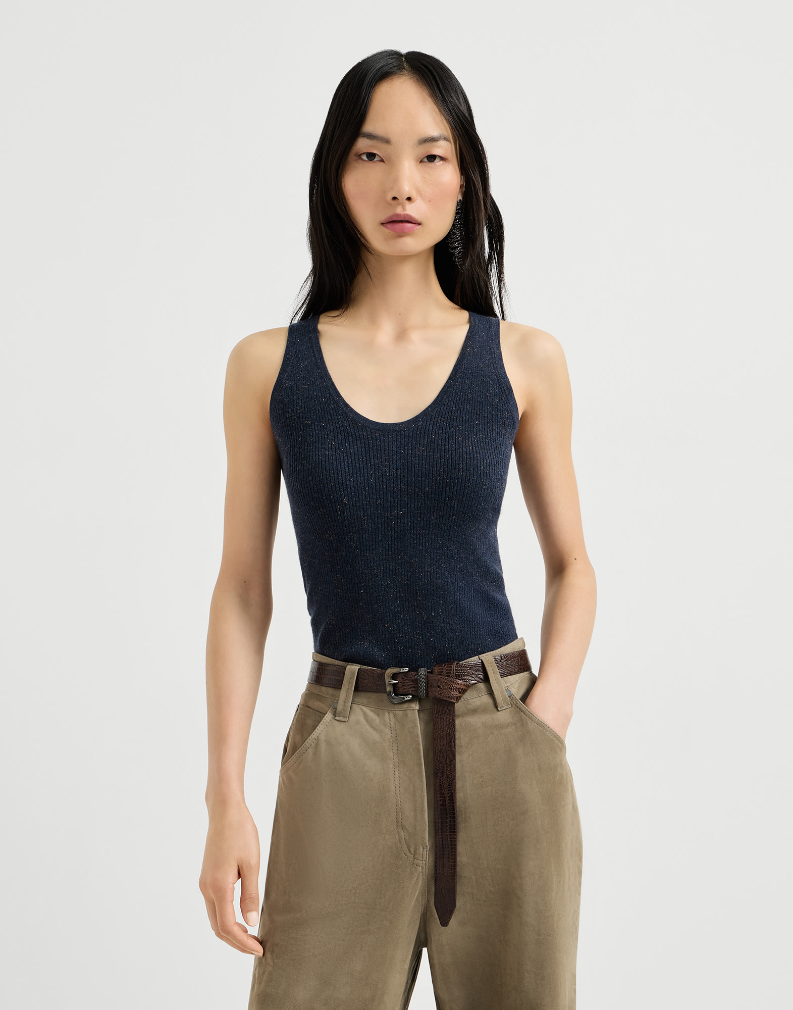 Knitted Top - Front view - View Full Screen