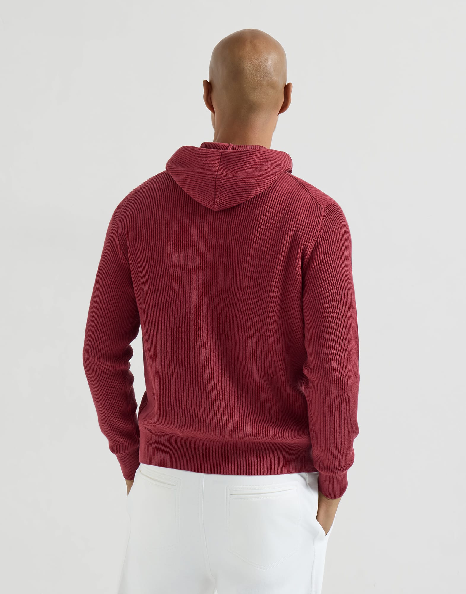 Knit top for Man in Grey | Brunello Cucinelli