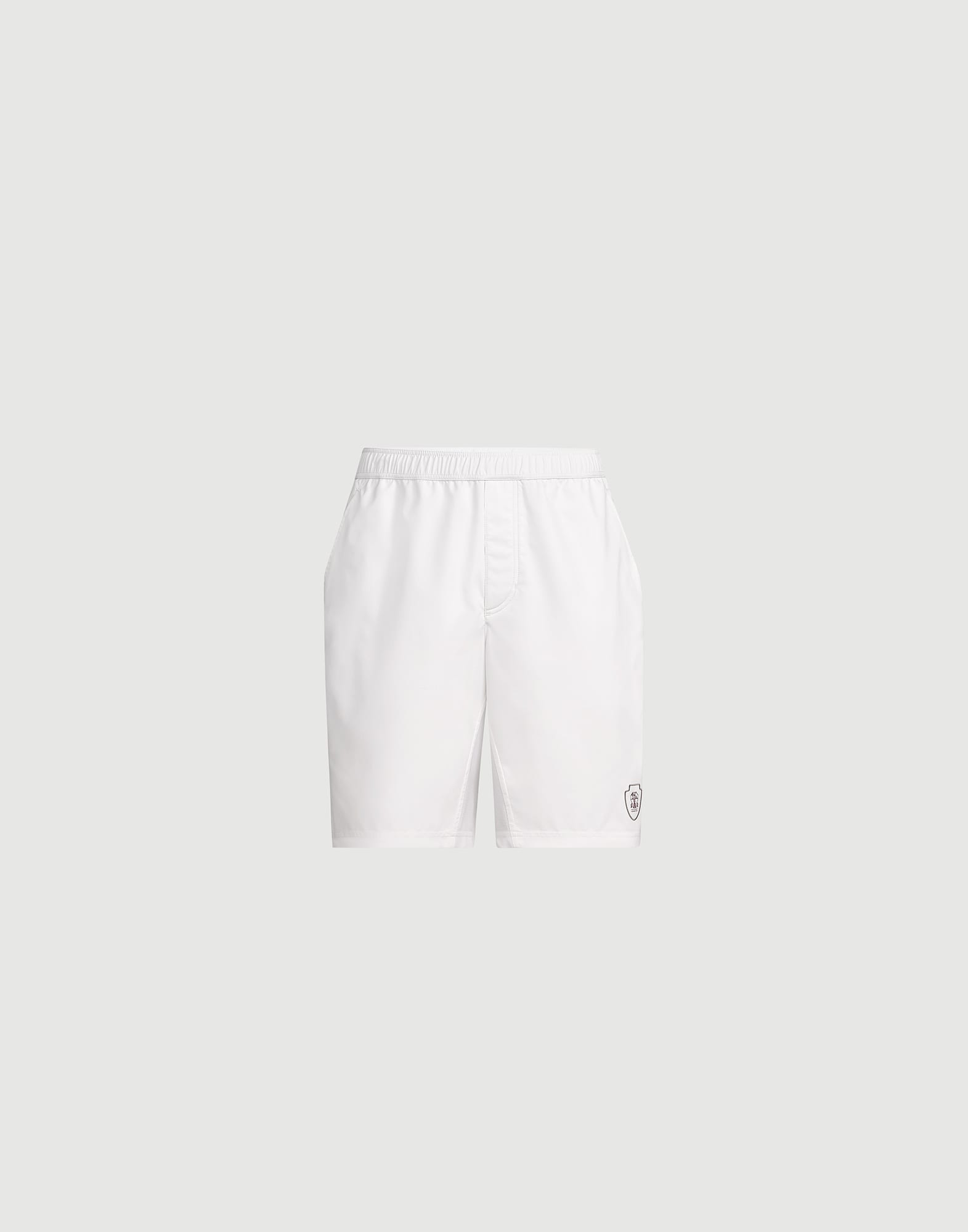 メンズ 向け ホワイト ナイロン バミューダパンツ | Brunello Cucinelli