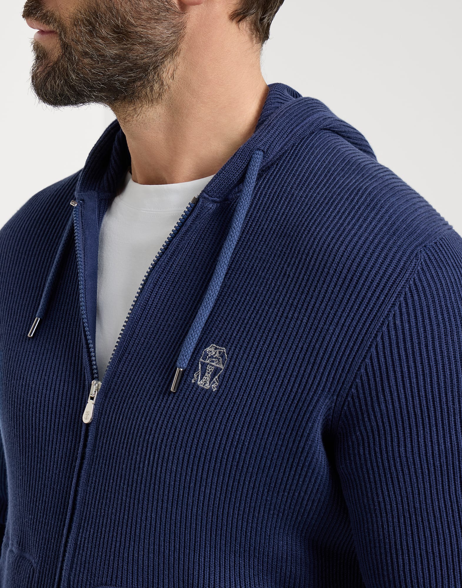 Knit top for Man in Cherry | Brunello Cucinelli