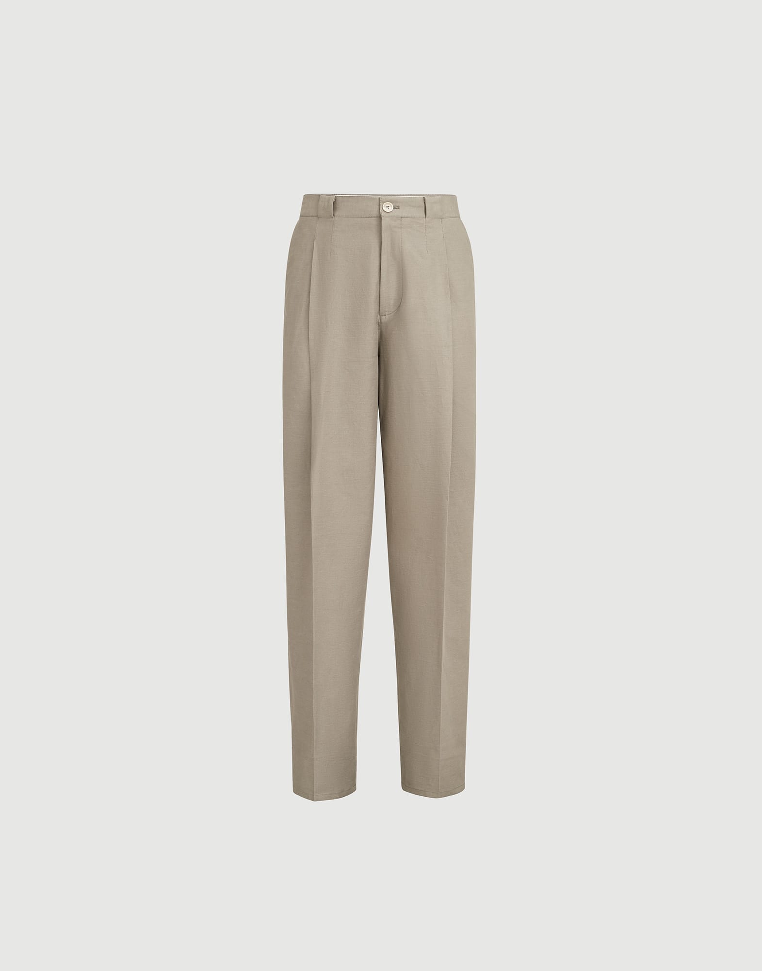 Cotton and linen trousers for Man in Yuta | Brunello Cucinelli