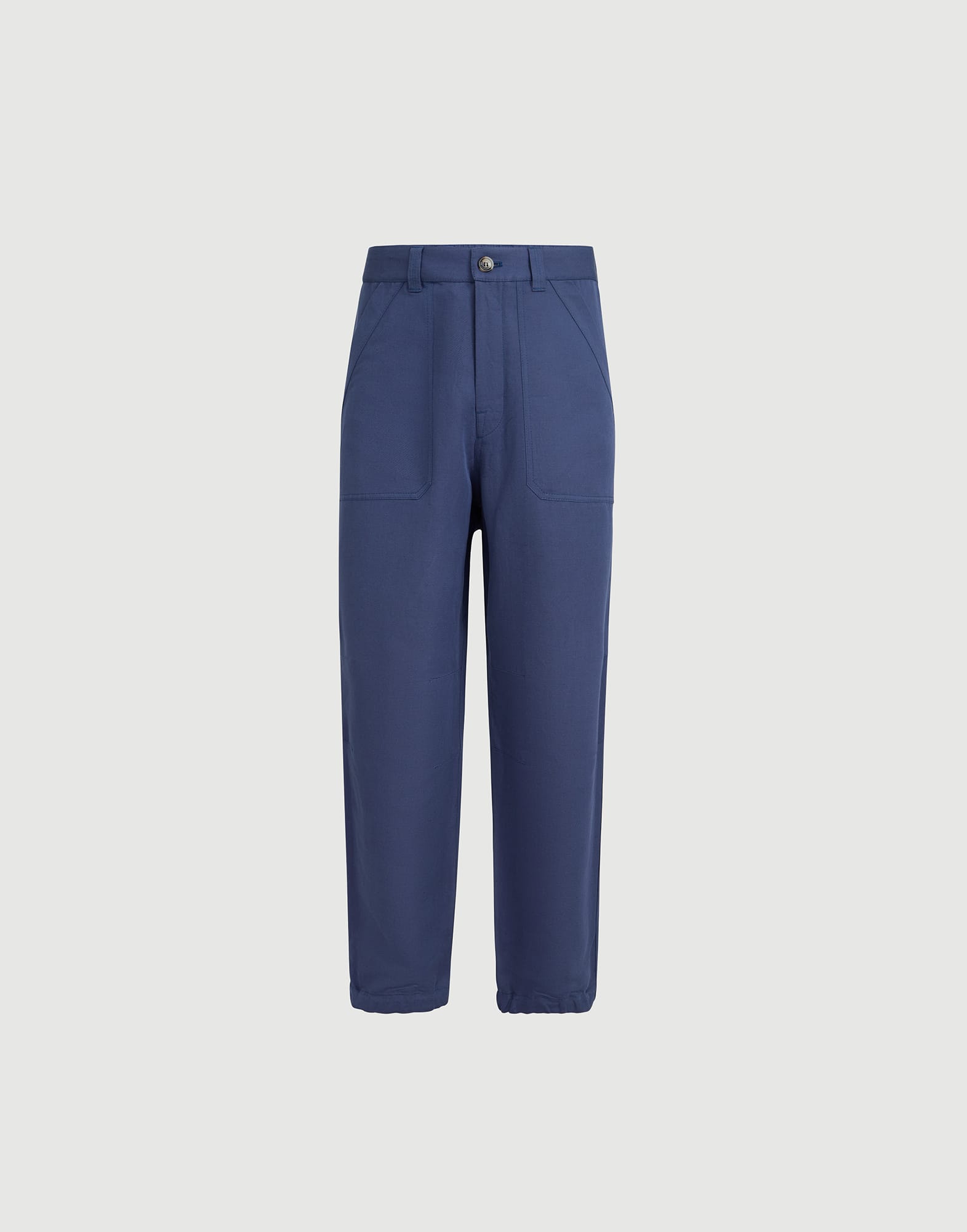 Drill trousers for Man in Cocoa | Brunello Cucinelli