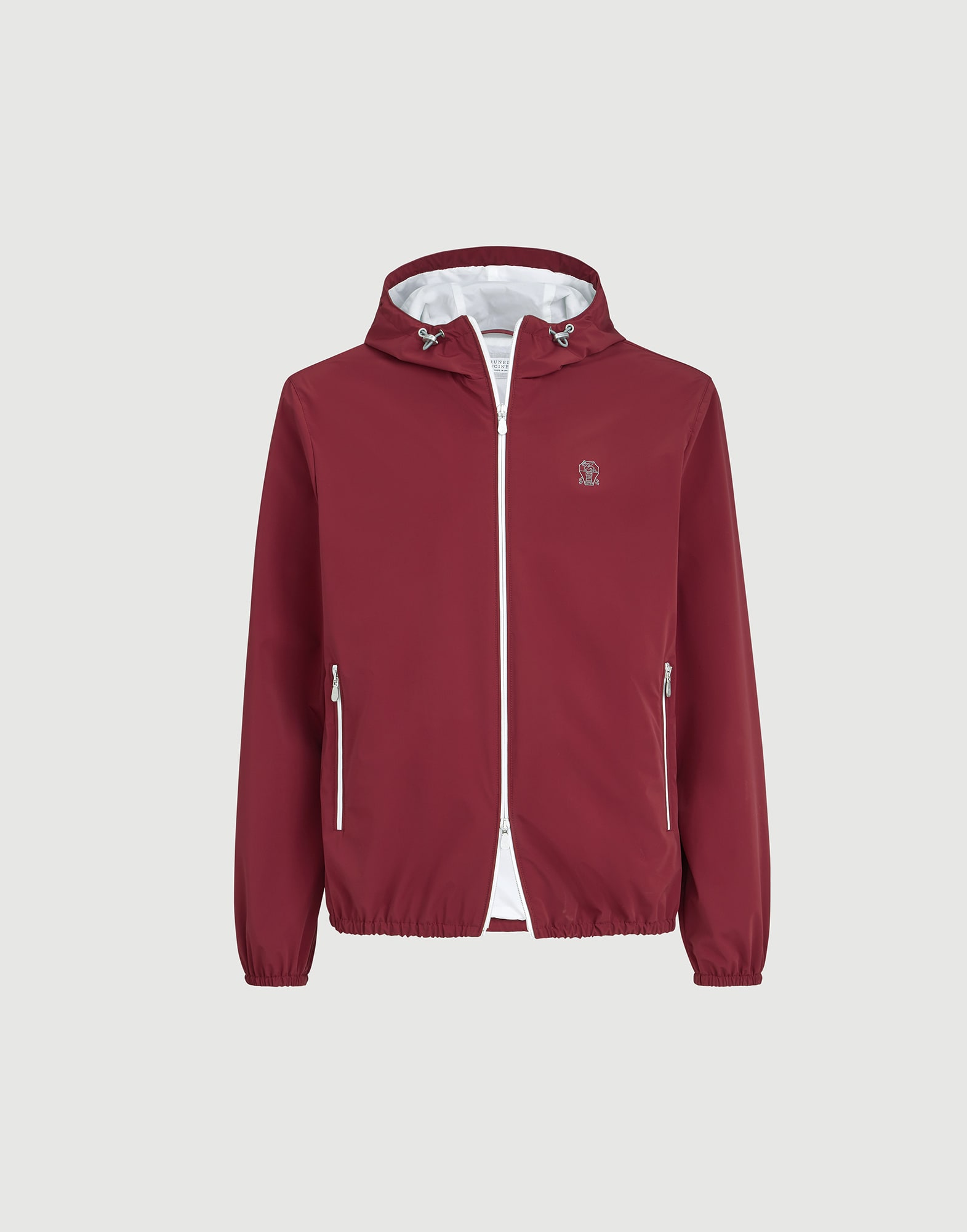 Nylon jacket for Man in Grey | Brunello Cucinelli