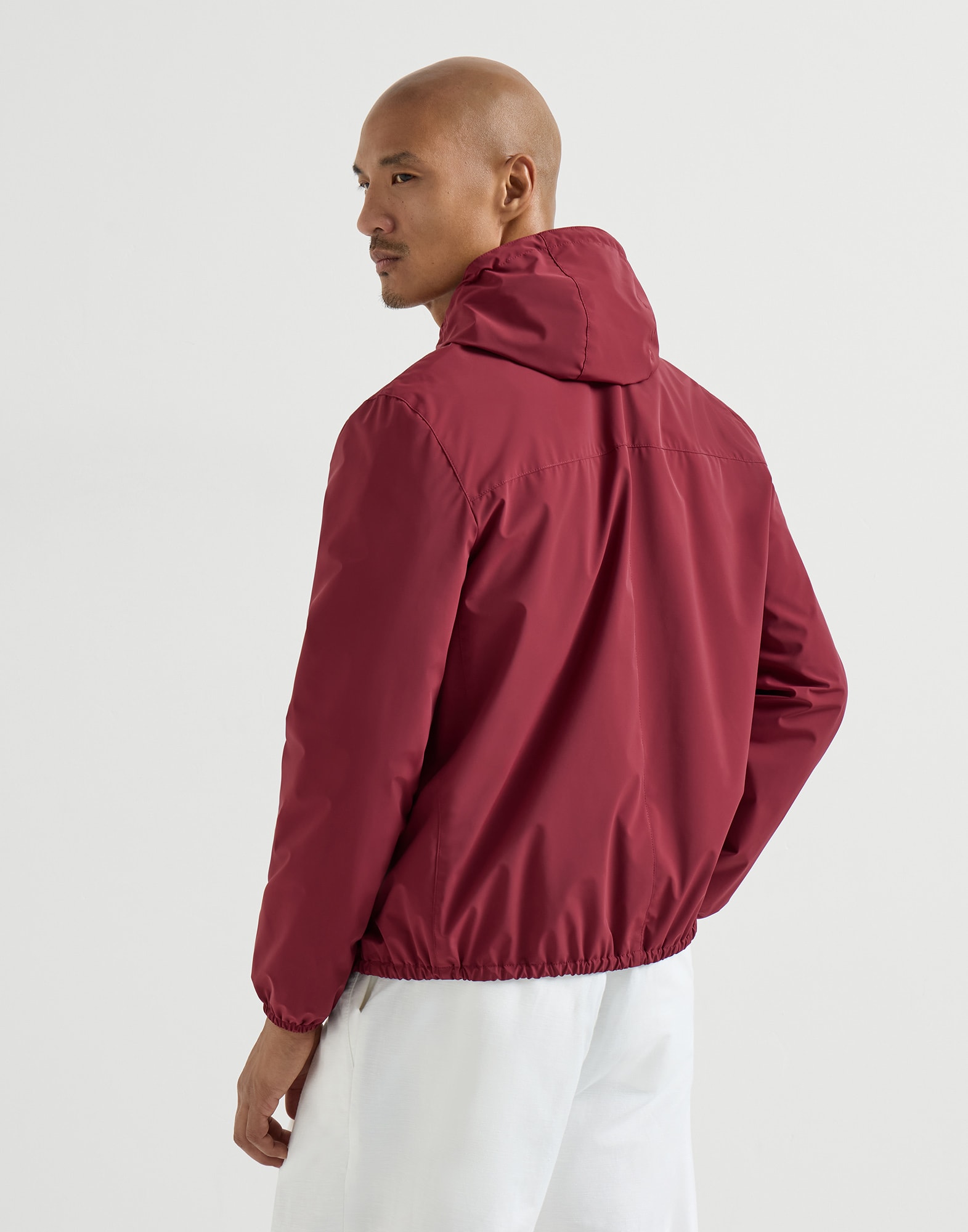 Nylon jacket for Man in Grey | Brunello Cucinelli