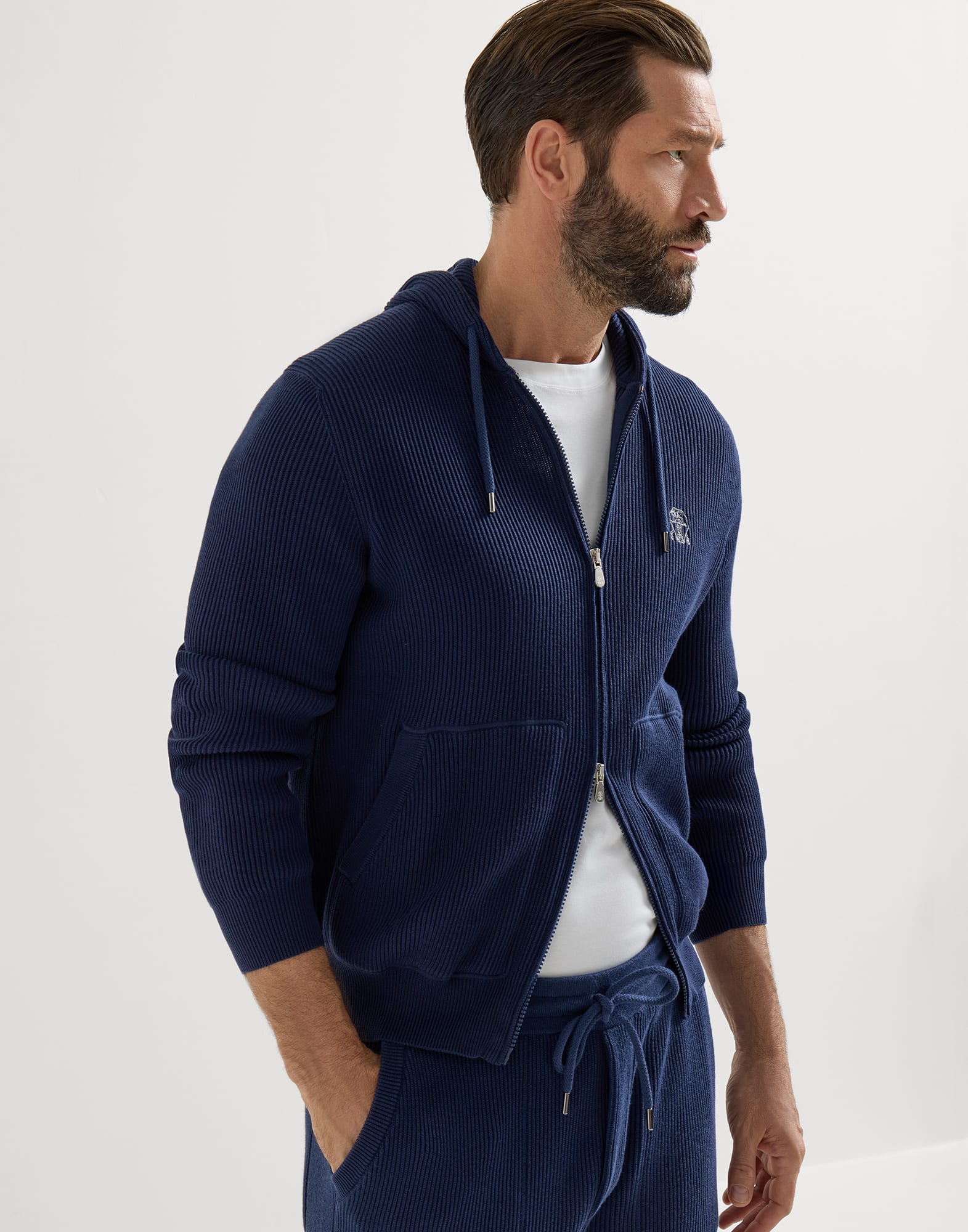 Knit top for Man in Cherry | Brunello Cucinelli