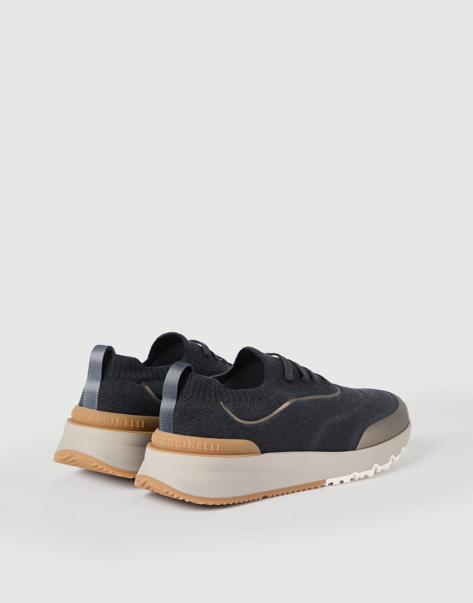 Knit runners for Man in Blue | Brunello Cucinelli