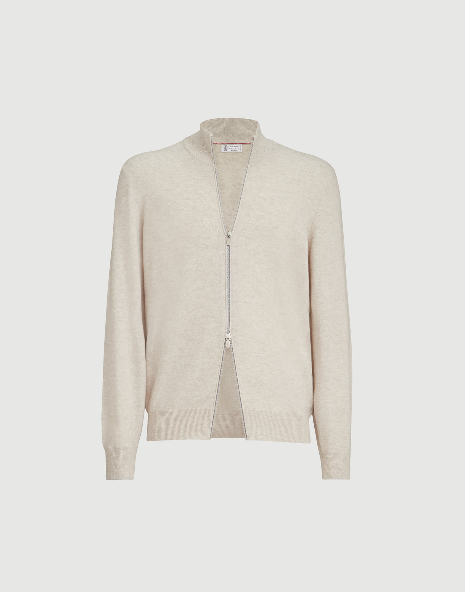 Cashmere cardigan for Man in Cherry | Brunello Cucinelli