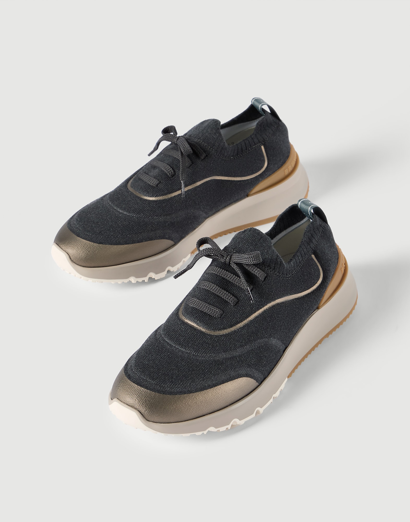 Knit runners for Man in Blue | Brunello Cucinelli
