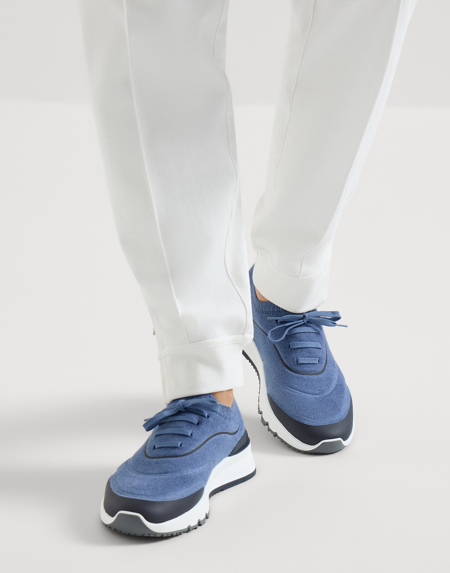 メンズ 向け ナイト ニット ランニングシューズ | Brunello Cucinelli