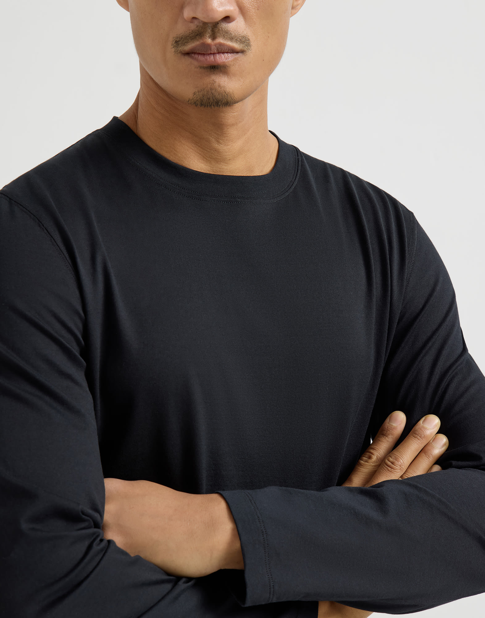 メンズ 向け ホワイト コットンジャージー Tシャツ | Brunello Cucinelli
