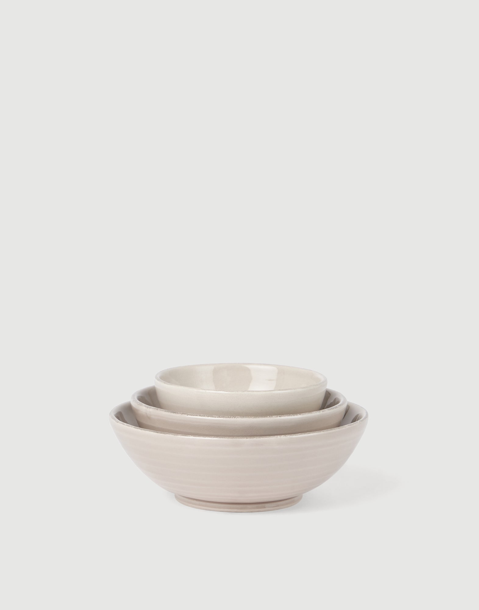 3-piece bowl set Brown Lifestyle - Brunello Cucinelli