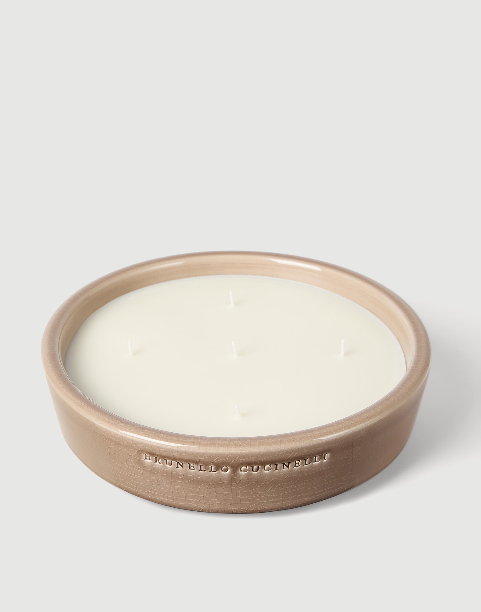 美品「BRUNELLO CUCINELLI」最高級コットン ポロ イタリア製　L Extra-large candle in Mud | Lifestyle | Brunello Cucinelli