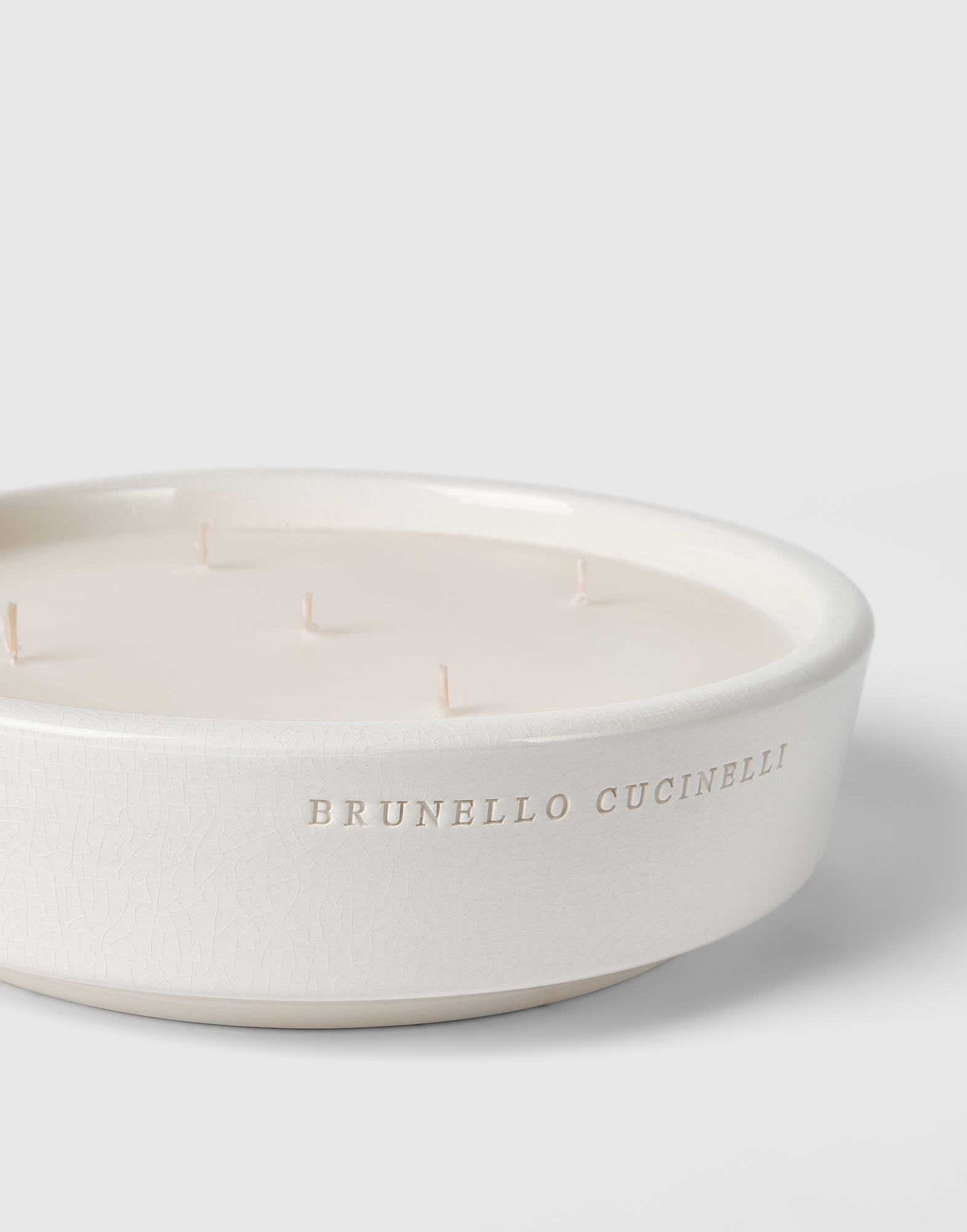Extra-large candle in White | Lifestyle | Brunello Cucinelli
