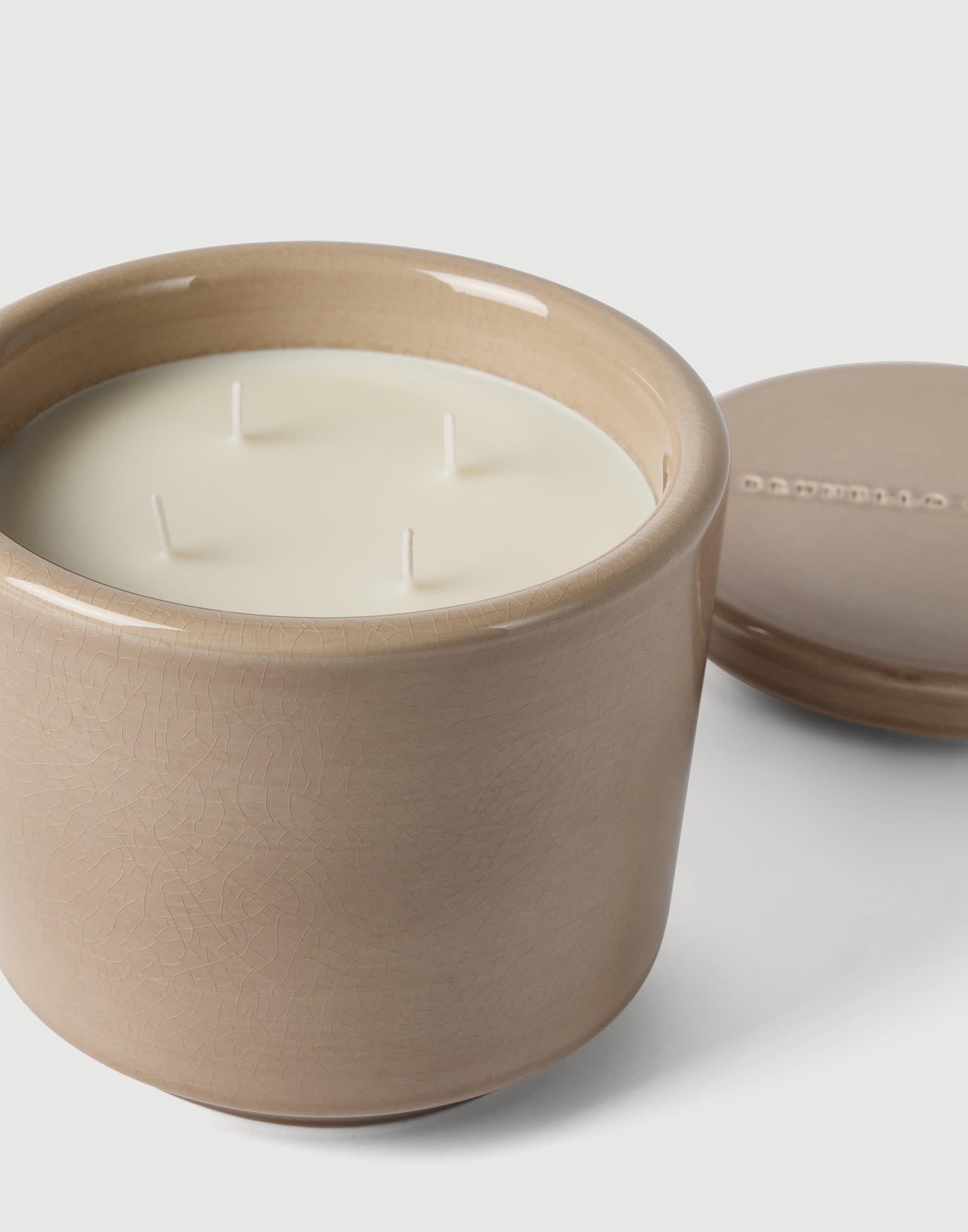 Maxi scented candle with lid in White | Lifestyle | Brunello Cucinelli