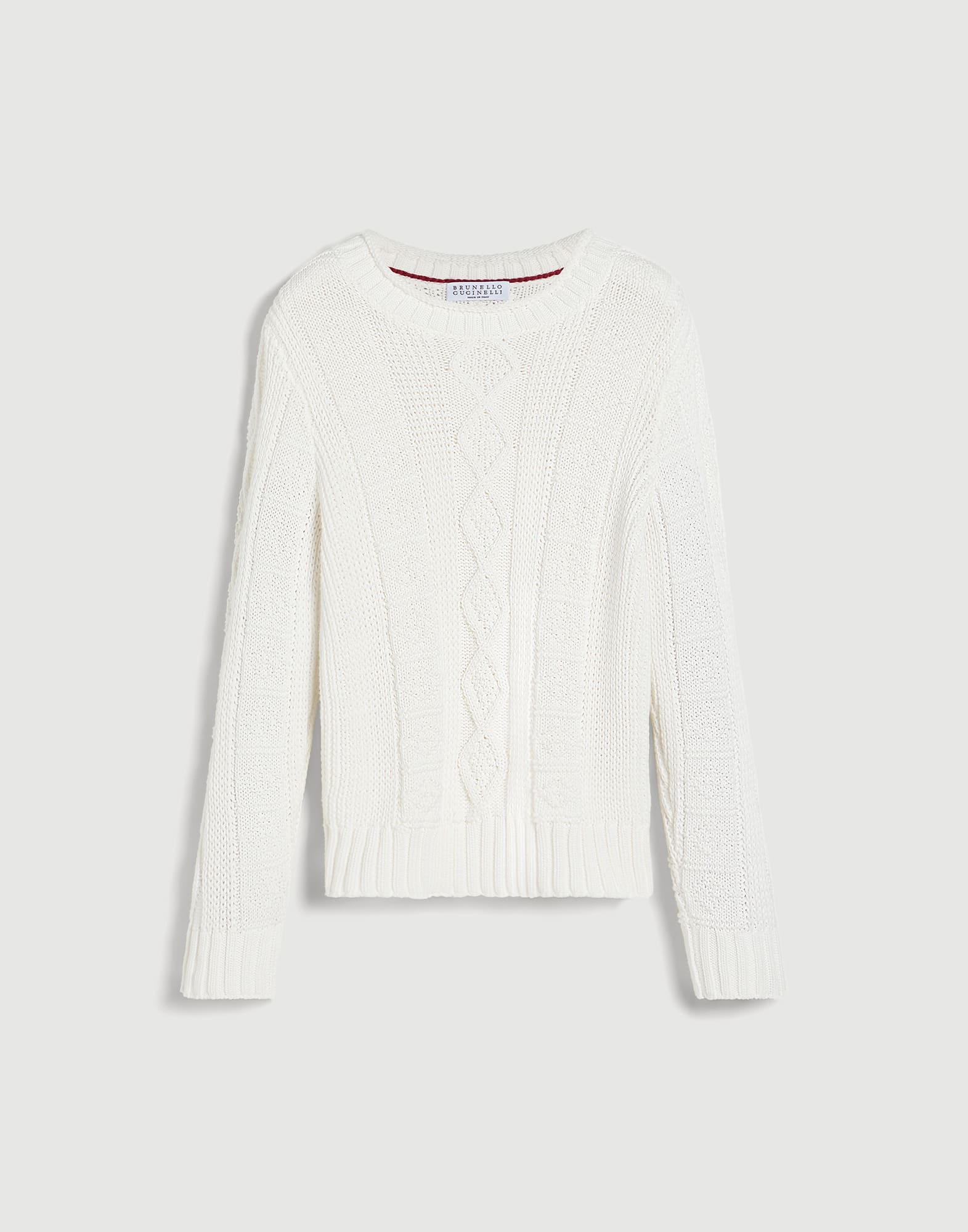 Fisherman's cable sweater Panama Boys - Brunello Cucinelli