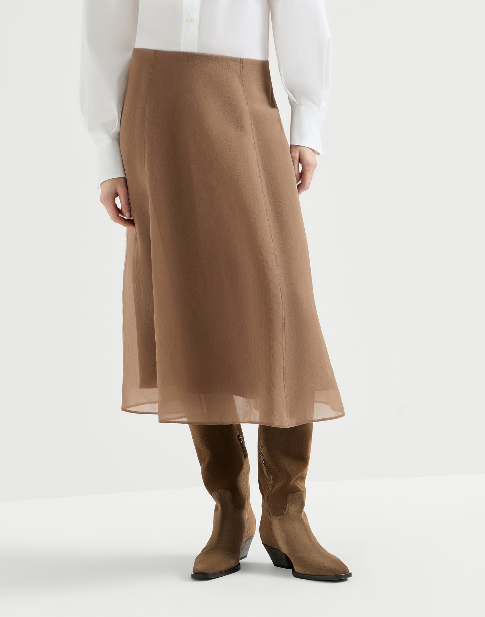 Midi Skirt - Front view - View Full Screen