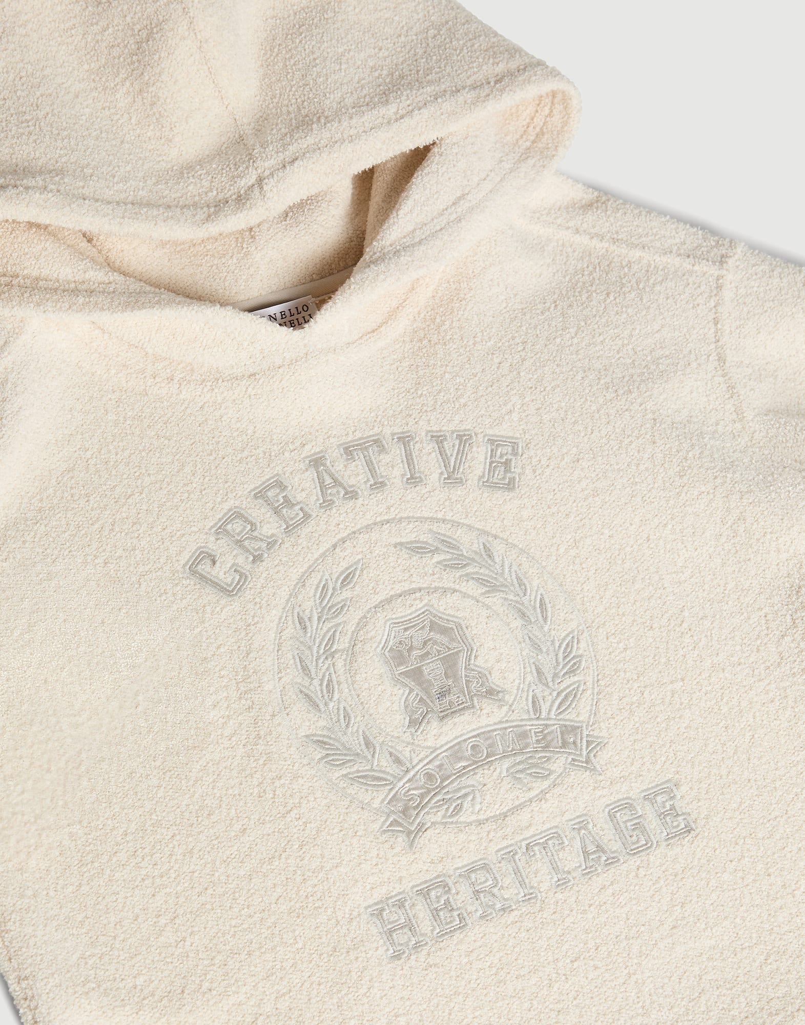 Cotton French terry sweatshirt Panama Girls - Brunello Cucinelli