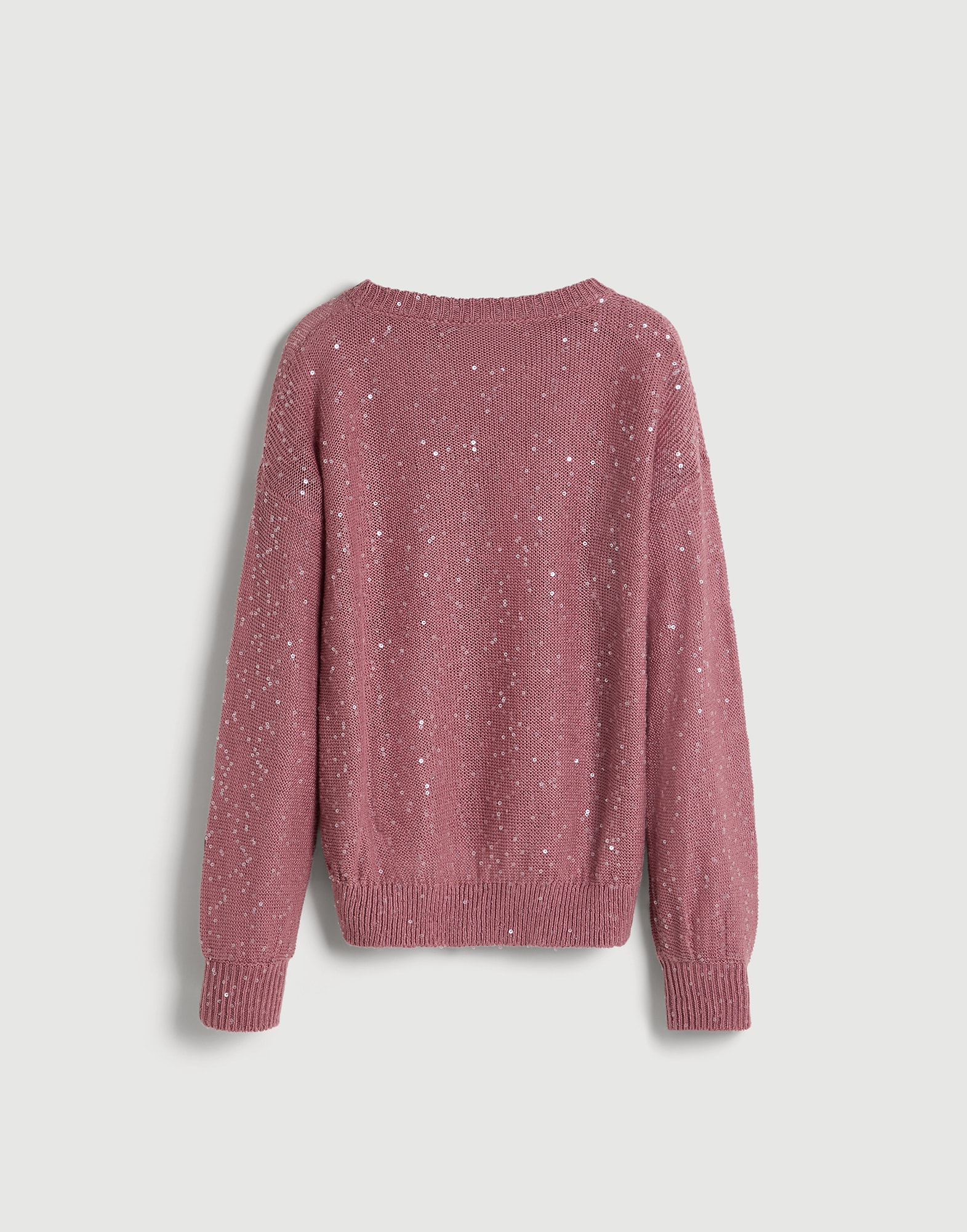 Linen and silk sweater Pink Girls - Brunello Cucinelli