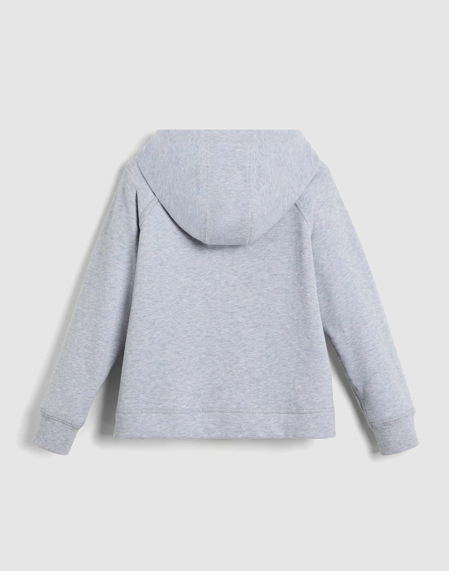 Sudadera con capucha, cremallera y Monile Gris Ni&ntilde;a - Brunello Cucinelli