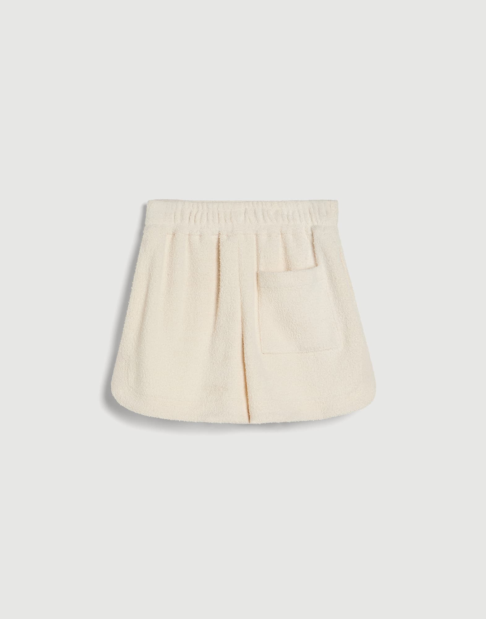 Shorts en felpa de algod&oacute;n Texture Panam&aacute; Ni&ntilde;a - Brunello Cucinelli