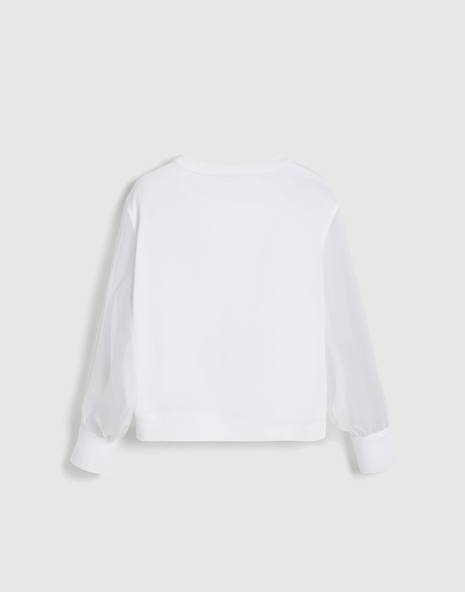 ガールズ 向け ホワイト モニーレ付き Tシャツ | Brunello Cucinelli