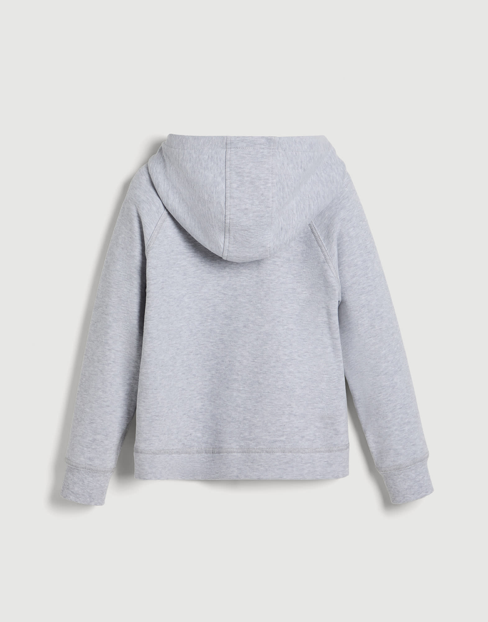 Sudadera con capucha, cremallera y Monile Gris Claro Ni&ntilde;a - Brunello Cucinelli
