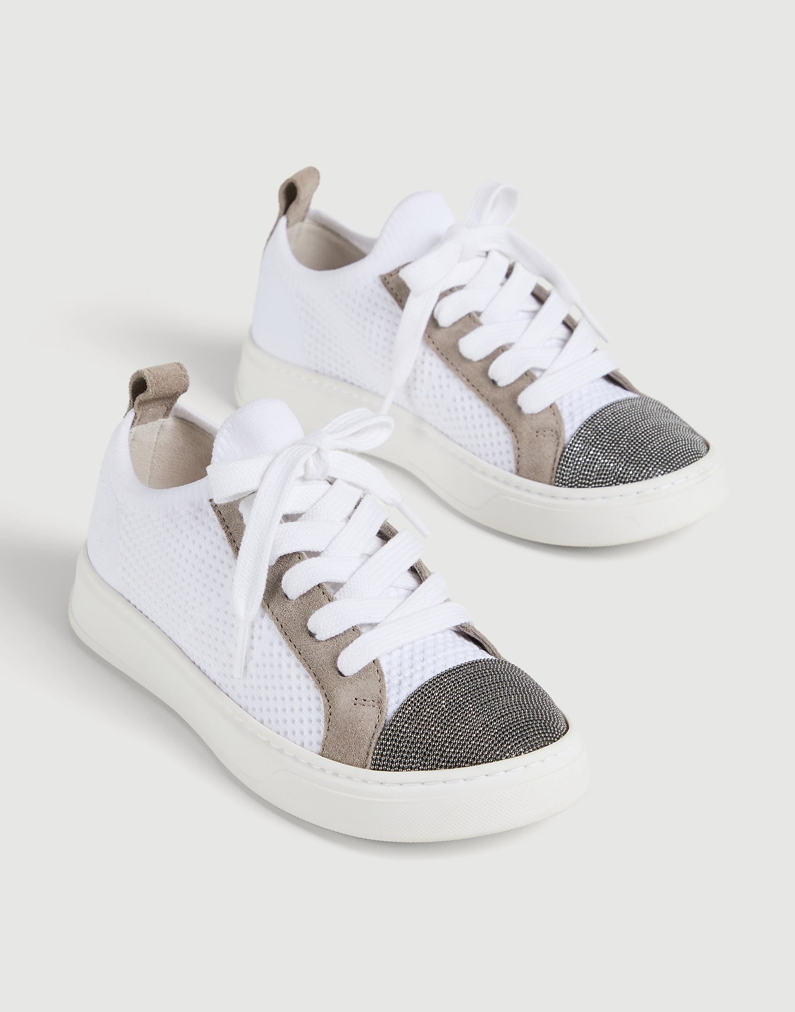Zapatillas de punto Blanco Ni&ntilde;a - Brunello Cucinelli
