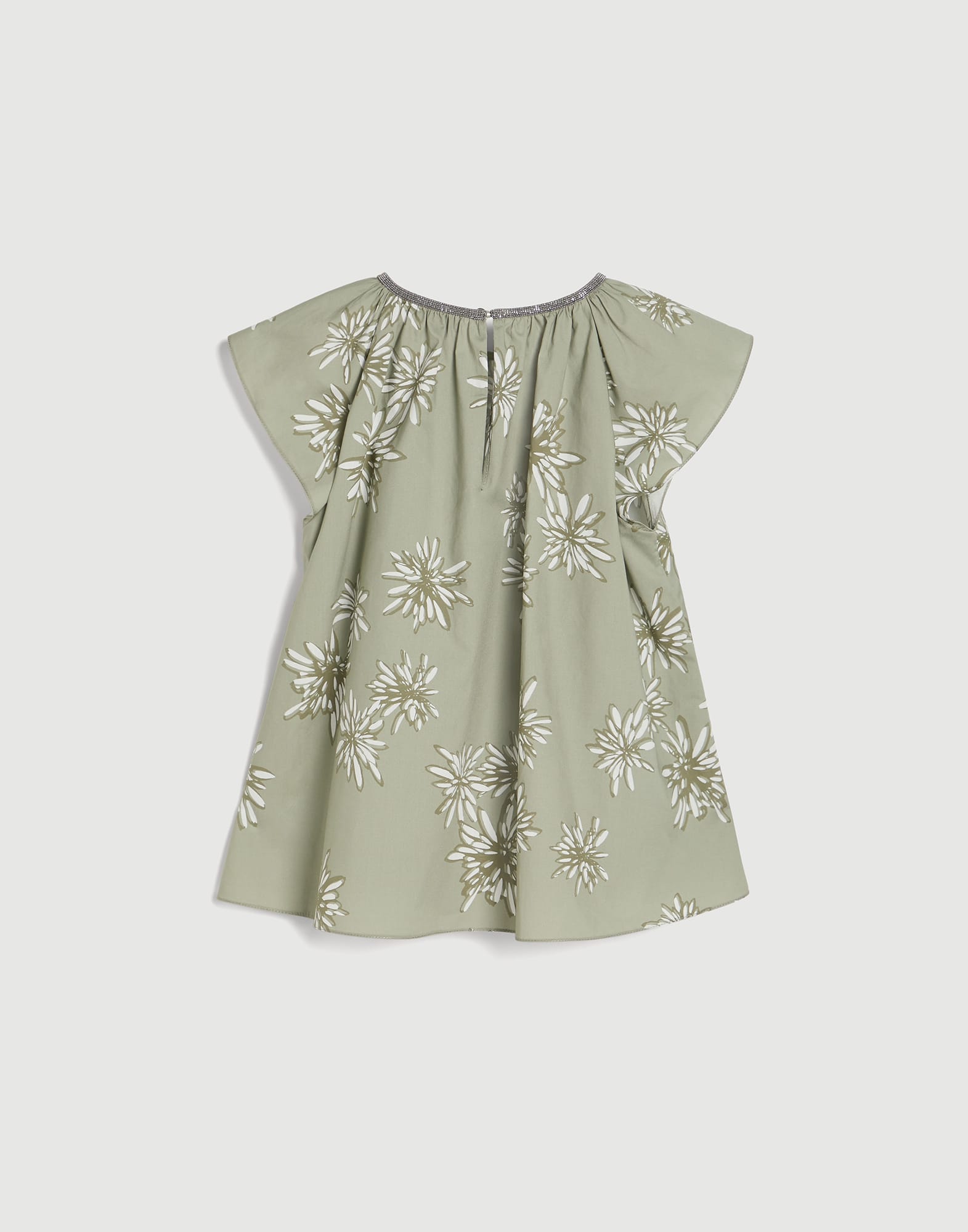 Poplin top Sage Girls - Brunello Cucinelli
