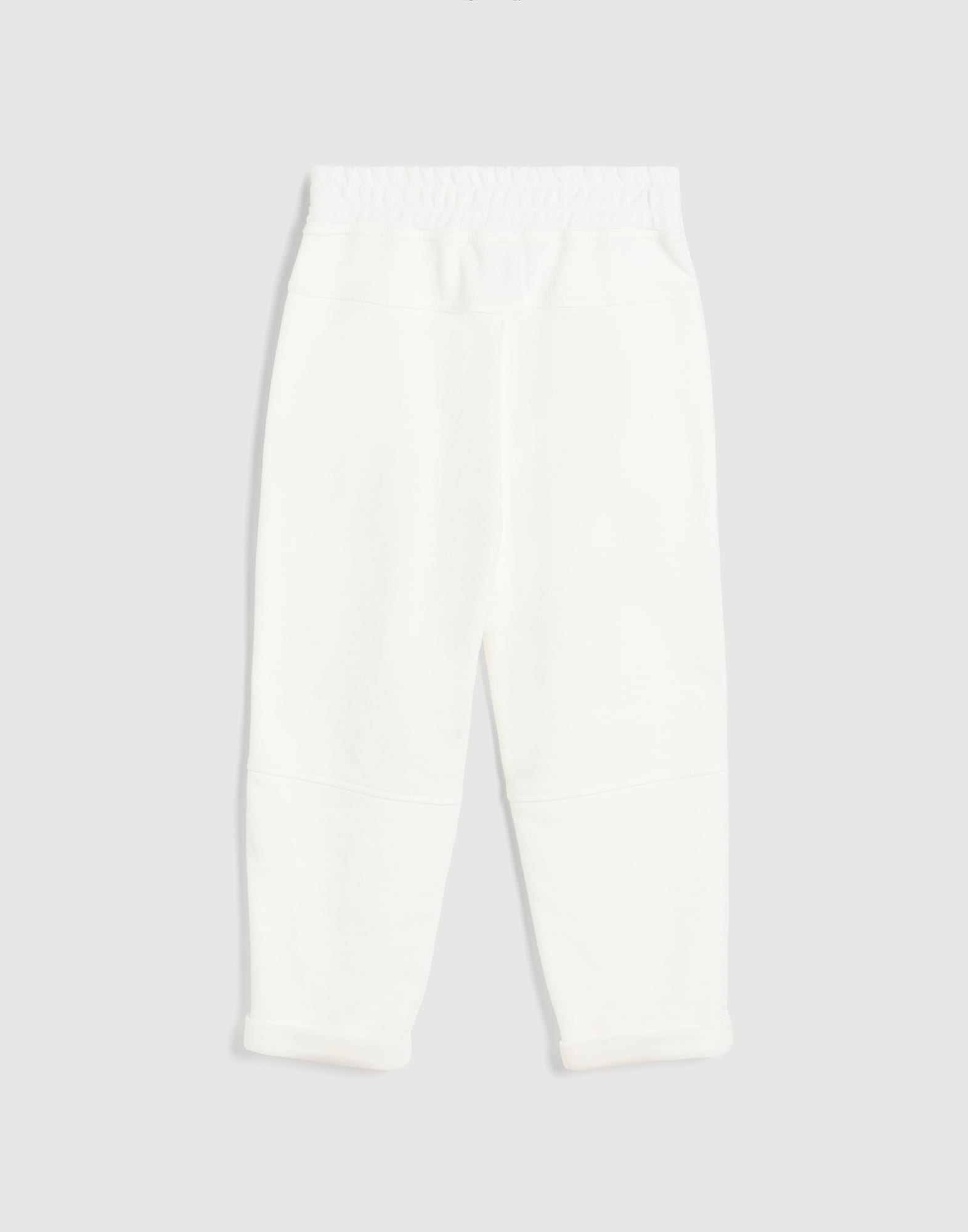 Pantal&oacute;n de felpa Smooth Blanco Crudo Ni&ntilde;a - Brunello Cucinelli