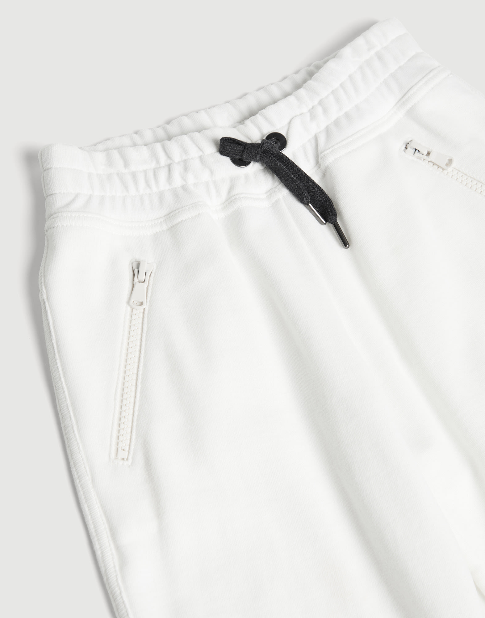 Smooth French terry trousers Off-White Girls - Brunello Cucinelli