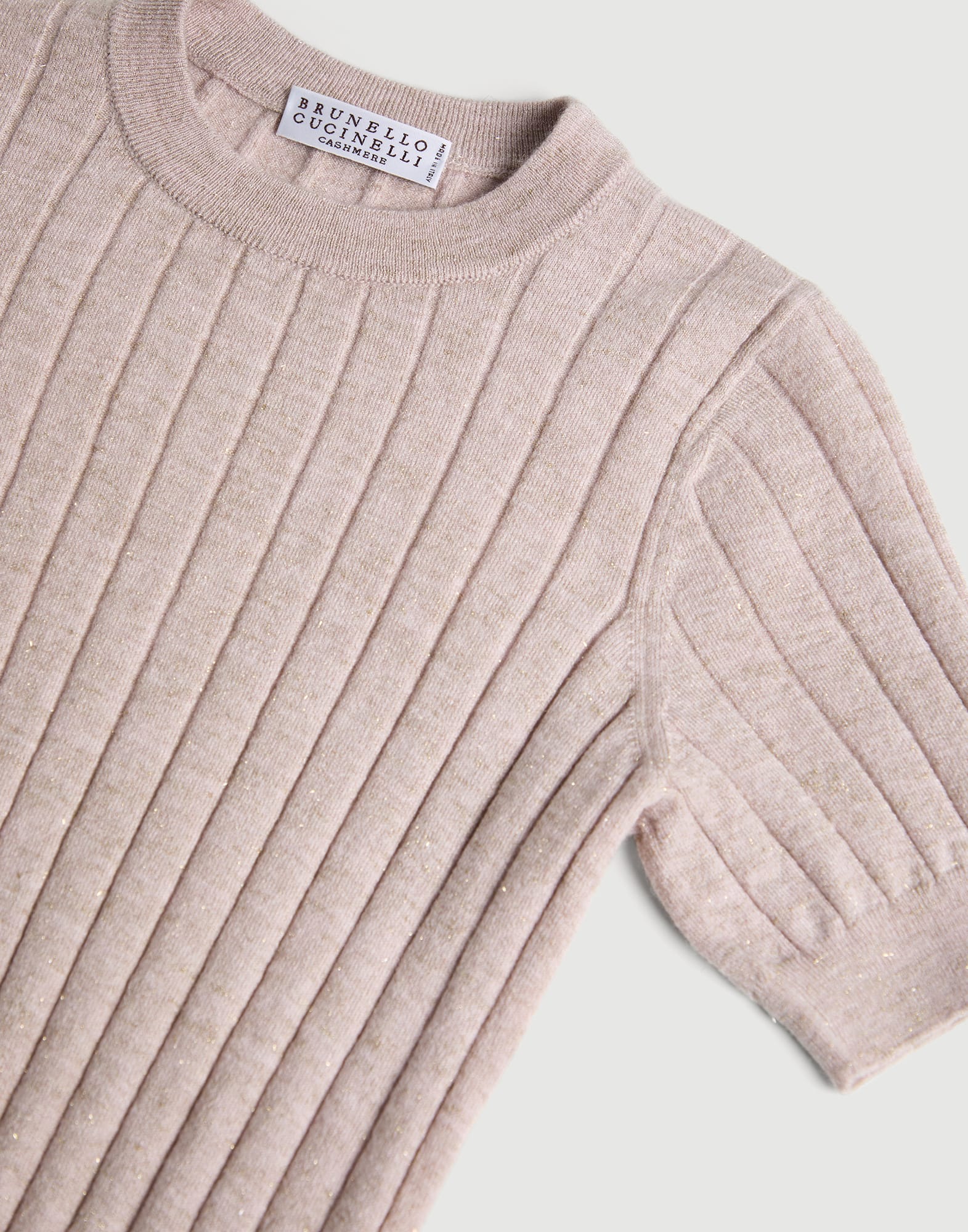 Knit T-shirt Pink Girls - Brunello Cucinelli