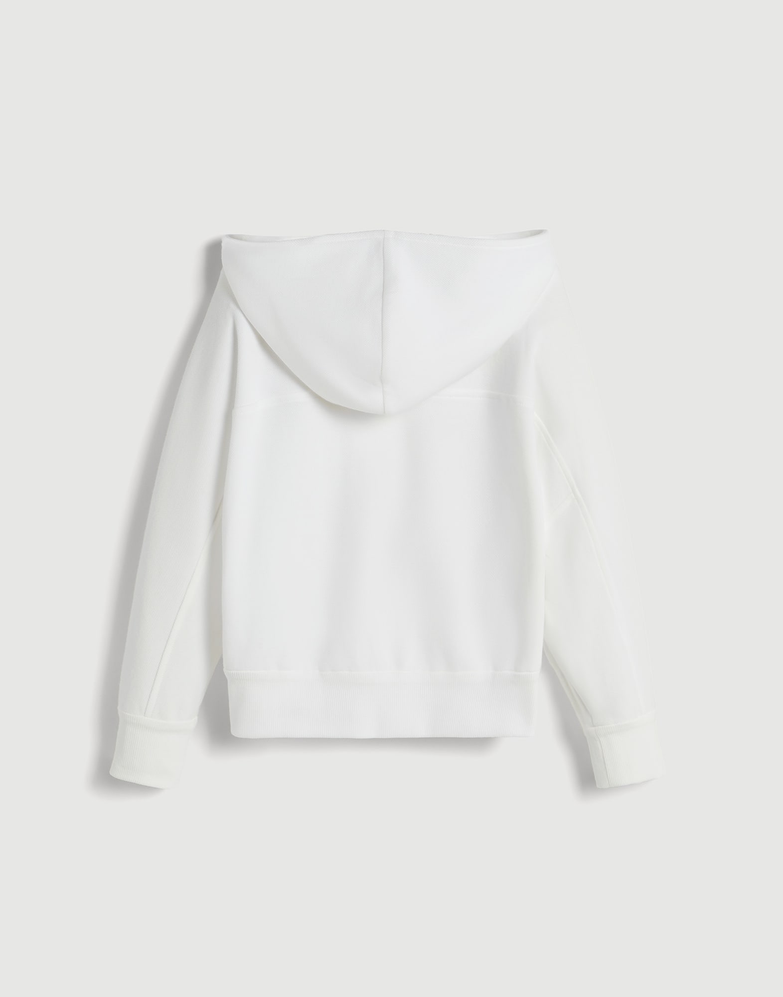 Sudadera de piqu&eacute; con logotipo Blanco Crudo Ni&ntilde;a - Brunello Cucinelli