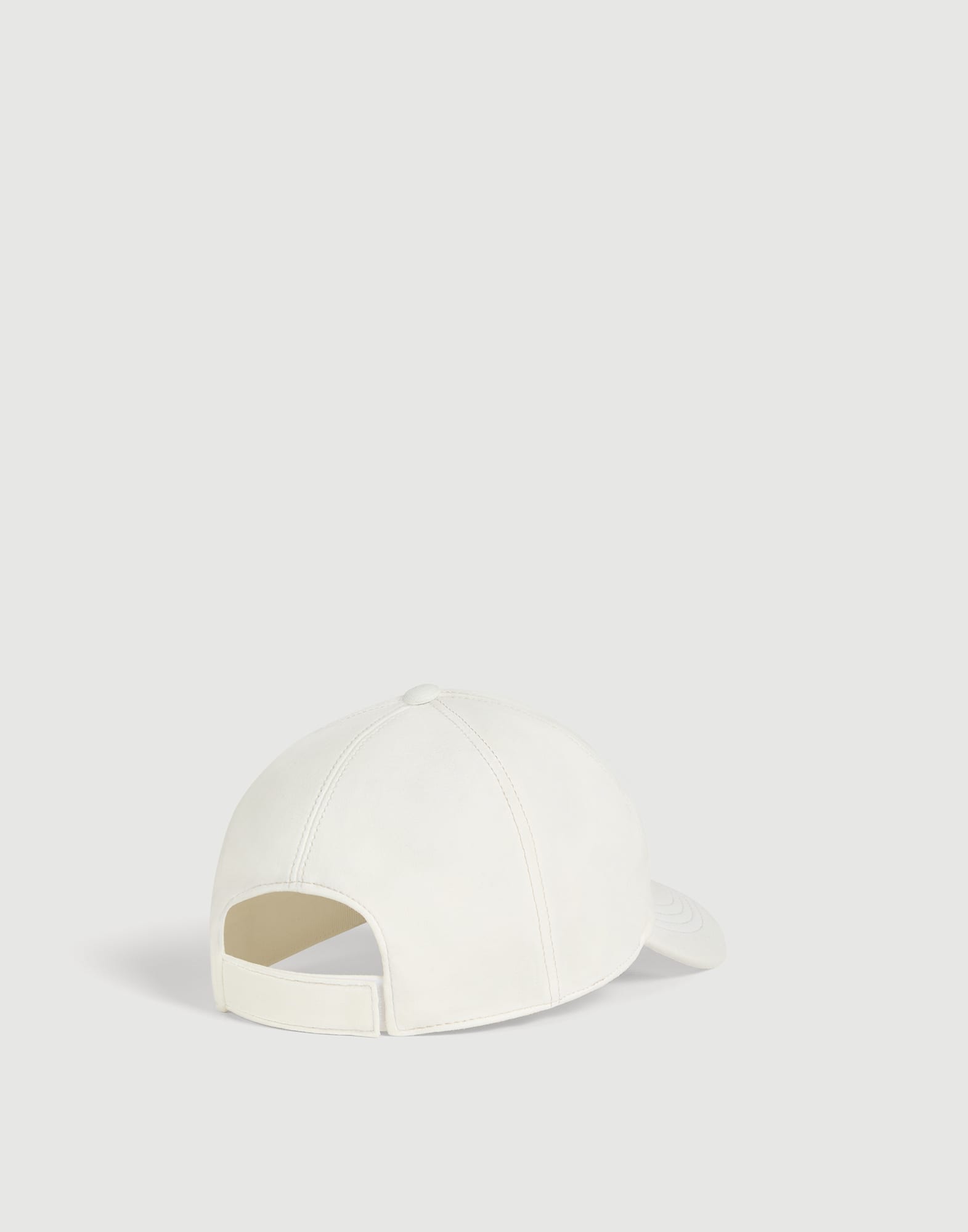 Brunello Cucinelli White Polyester Cap (Baseball Women\'s Hat) Brunello Cucinelli Baseball Cap | Sendegaro IT main image 3