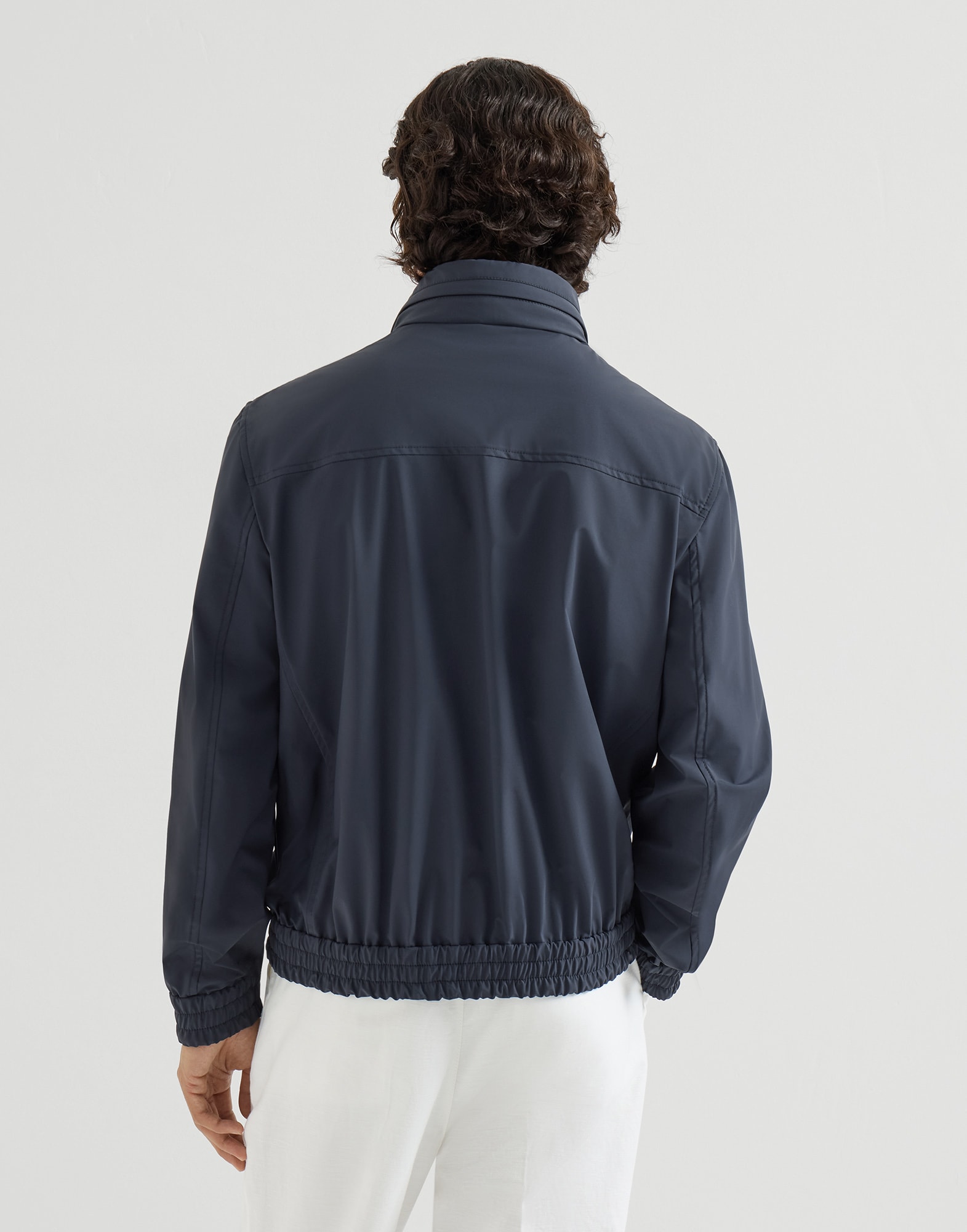 Nylon jacket for Man in Hazelnut | Brunello Cucinelli