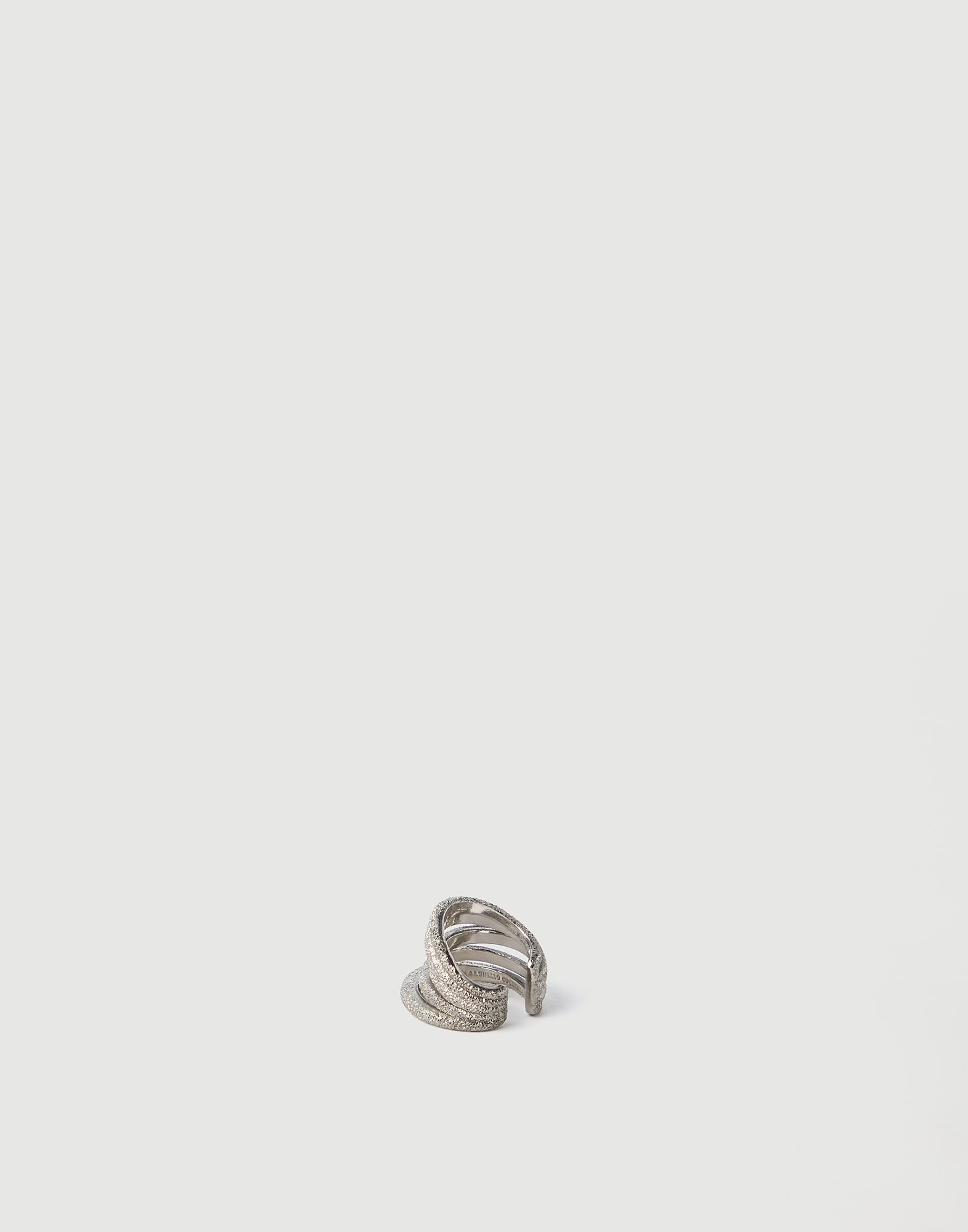 Sterling Silver ear cuff Silver Woman - Brunello Cucinelli