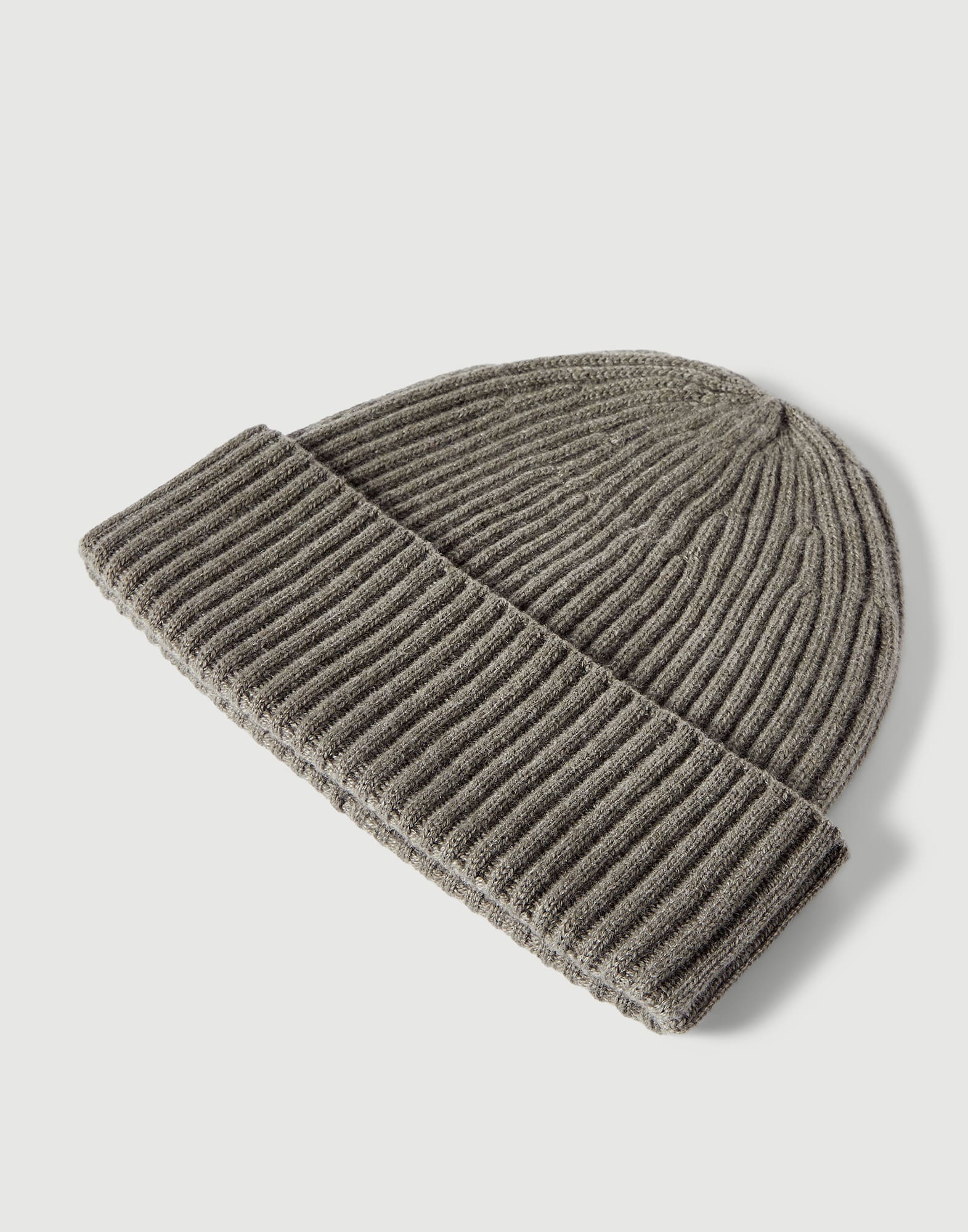BRUNELLO CUCINELLI カシミヤニット帽 Knit beanie for Man in Burgundy | Brunello Cucinelli