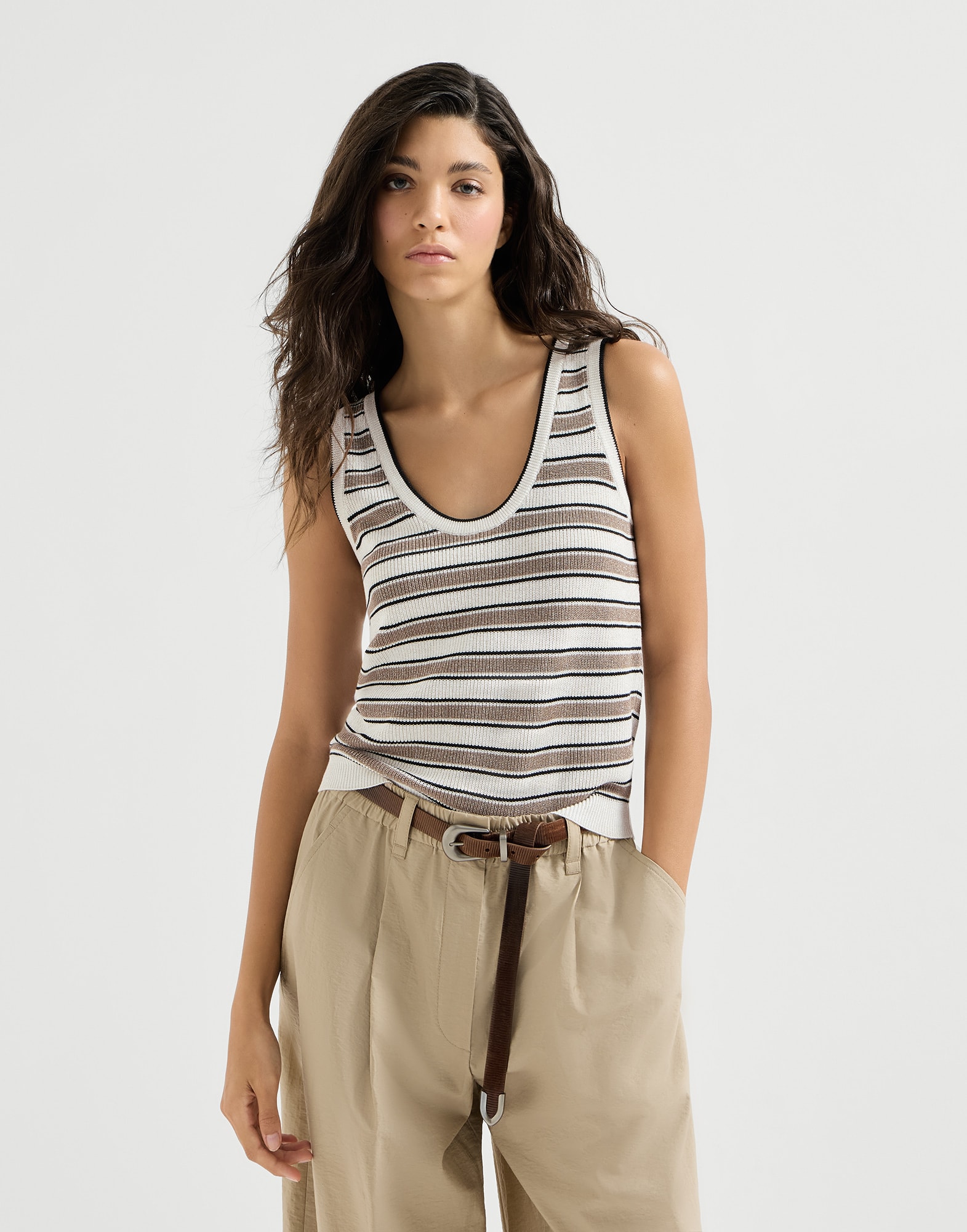 Knitted Top - Front view - View Full Screen